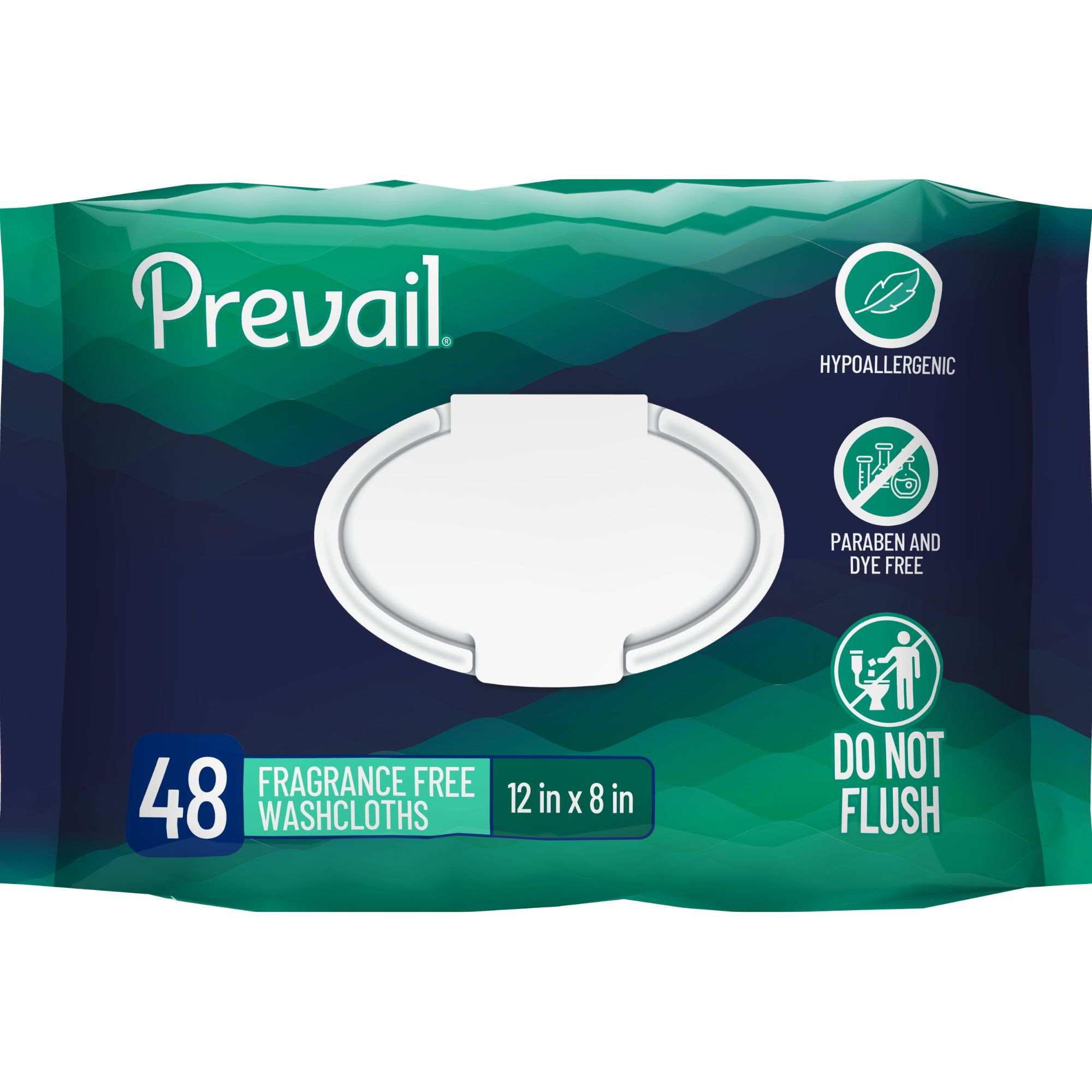Prevail Adult Wipes with Lotion, Unscented