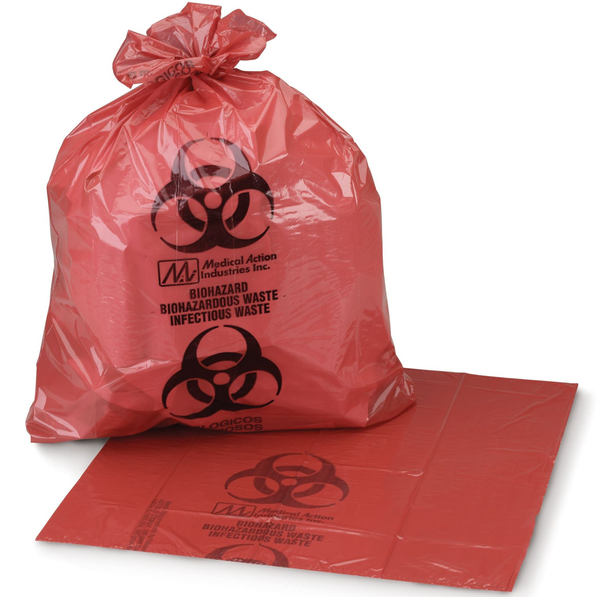 McKesson Light Duty Trash Bags – 24 X 33 Inch, 15 Gallon, 6 Micron, Clear HDPE – Case Of 1000