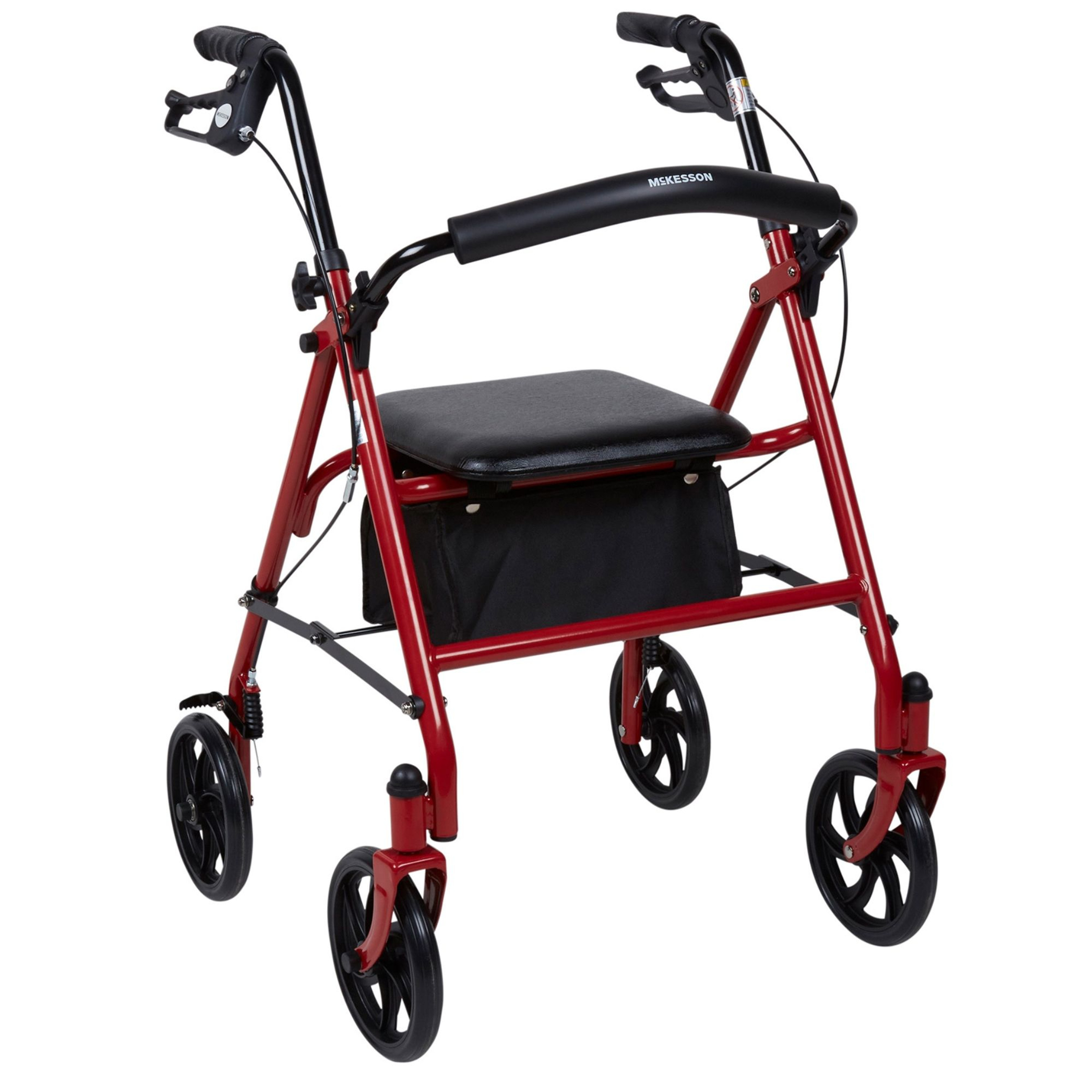ヨックモック4脚 McKesson Four Wheel Rollator Walker w/ Fold-Up Removable