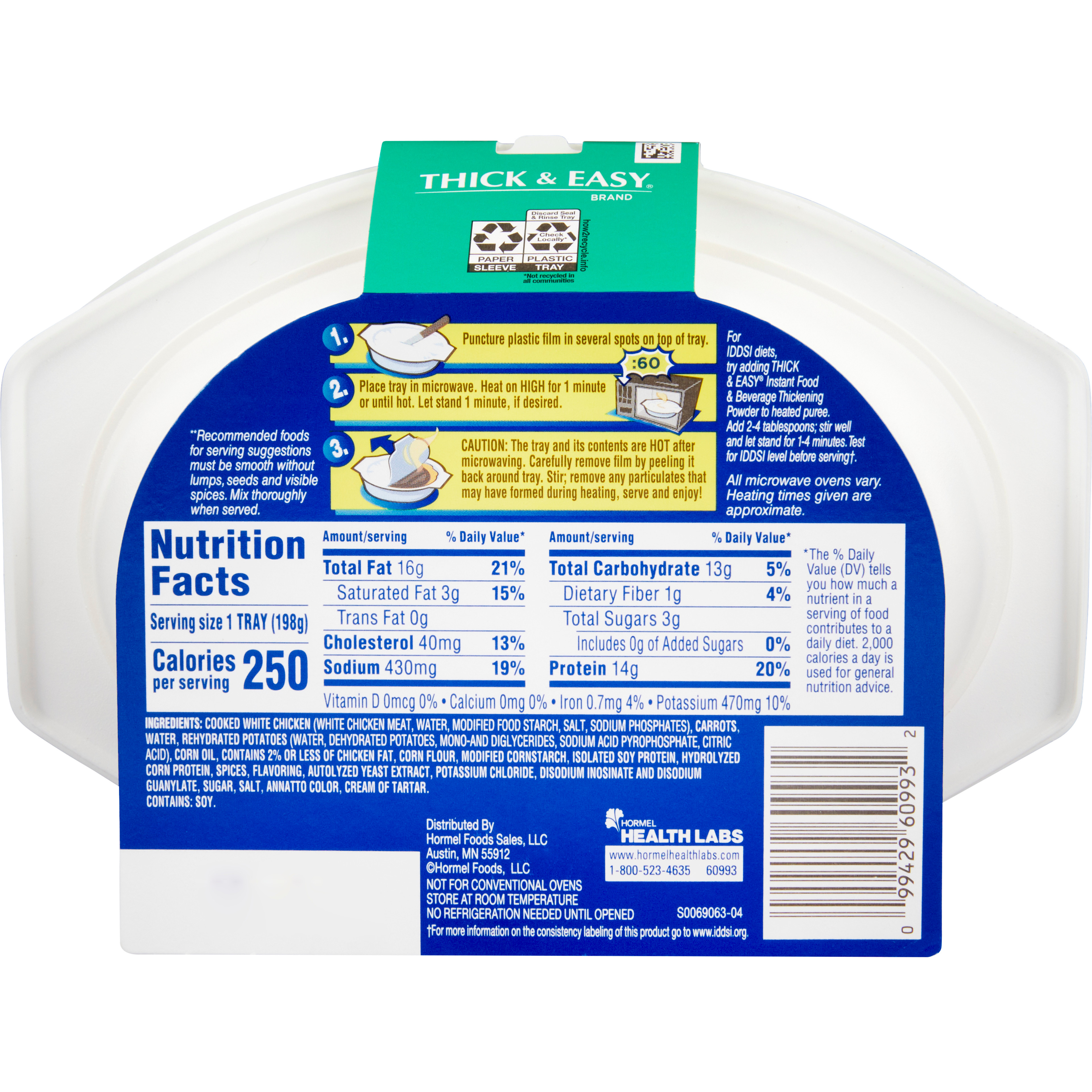 Thick & Easy Purees, Roasted Chicken with Potatoes and Carrots