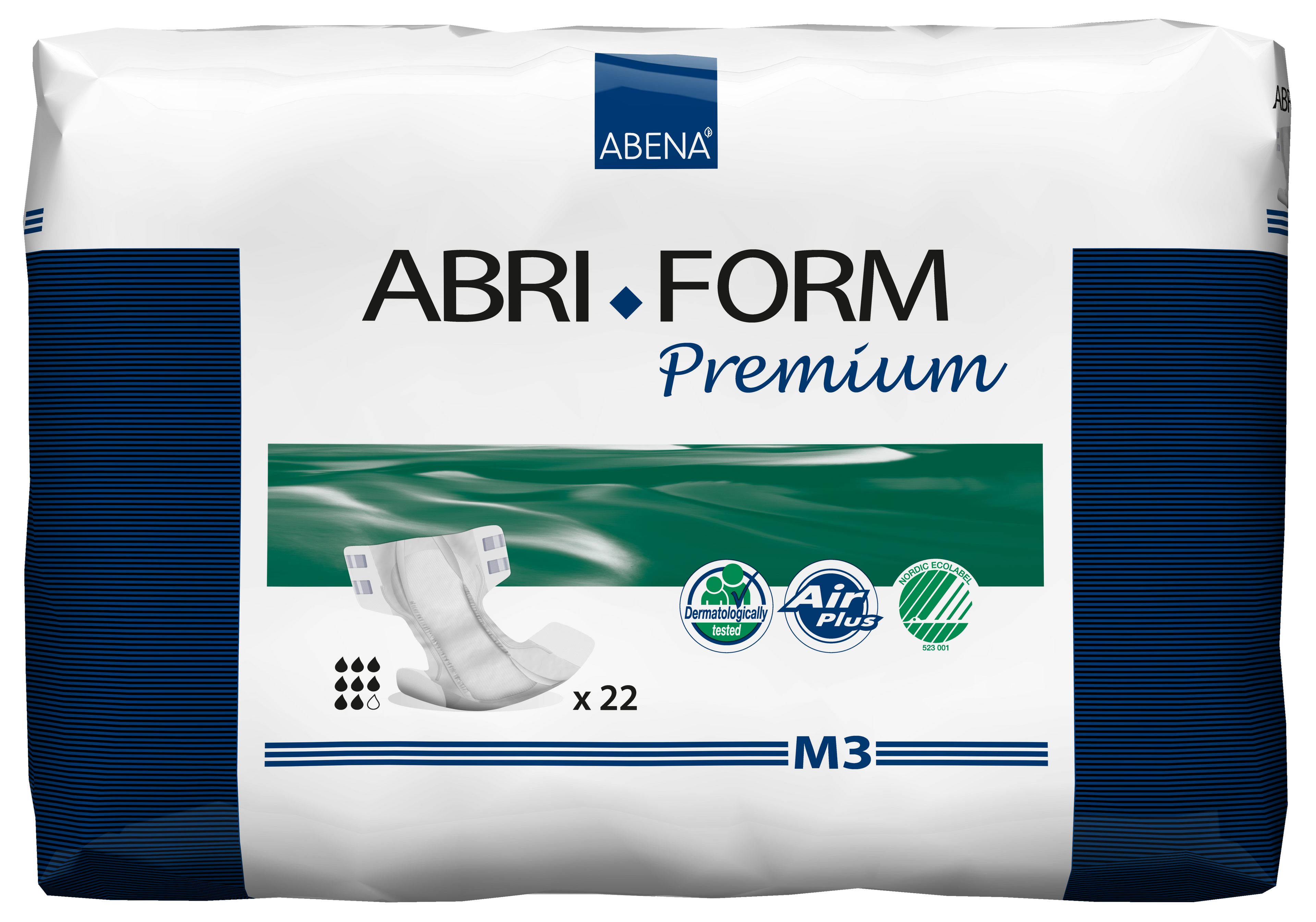 Abena Abri-Form Premium Adult Diapers with Tabs, M3