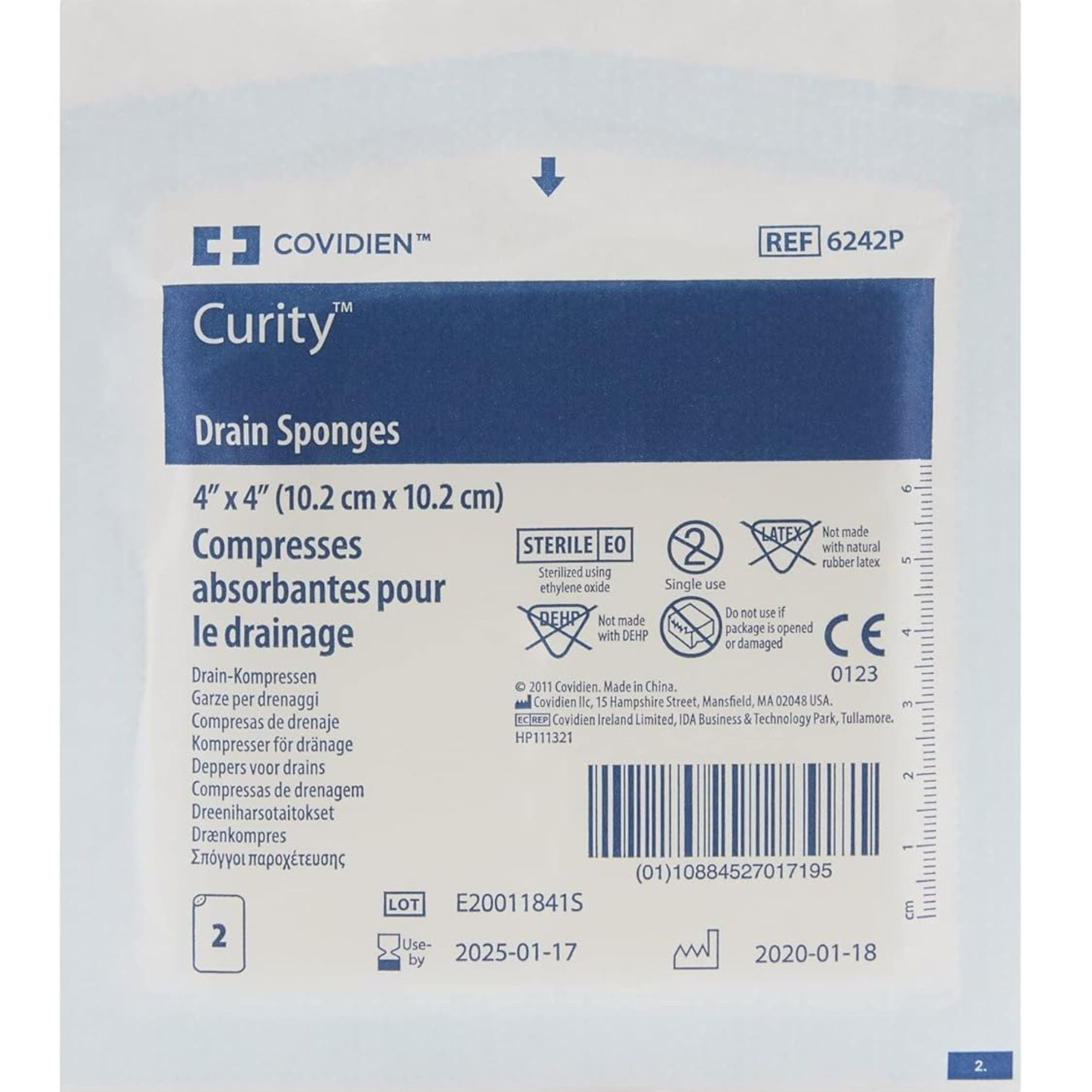 Curity Drain Sponges