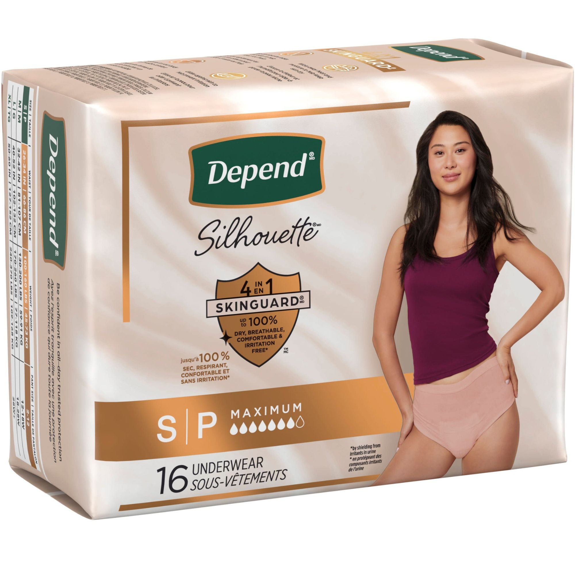 Depend Silhouette Pull-Up Underwear, Maximum