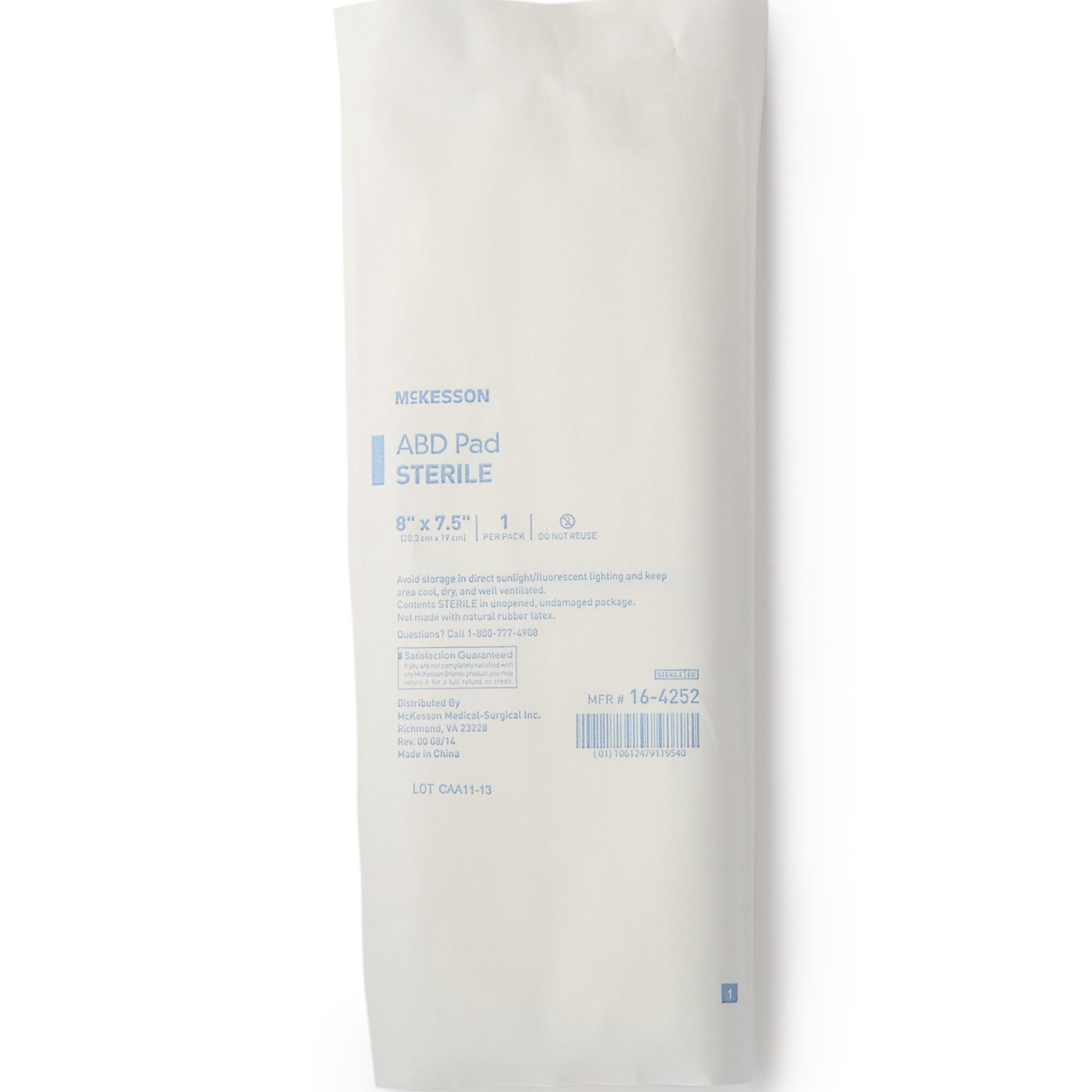 McKesson Cellulose Abdominal Pad