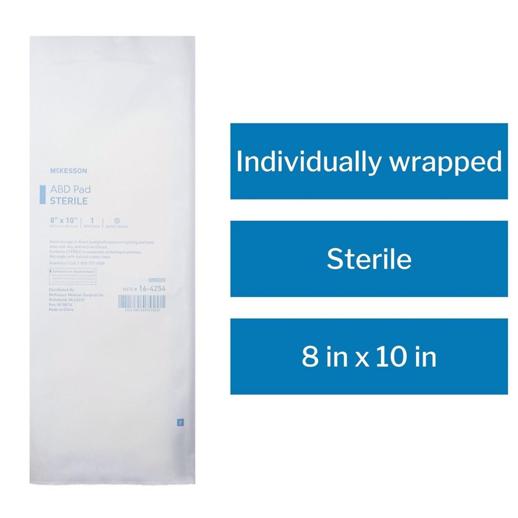 McKesson ABD Pads, Sterile
