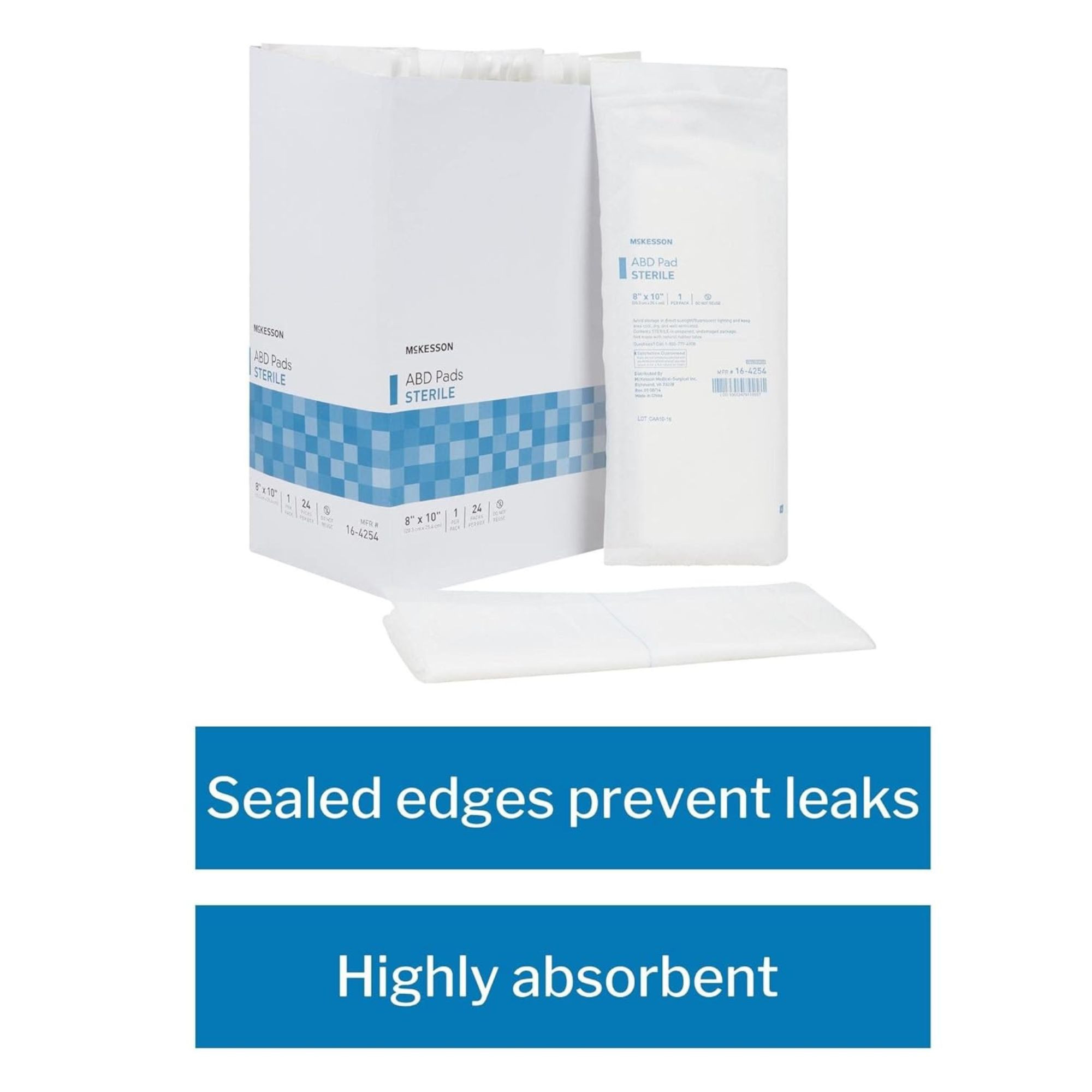 McKesson Cellulose Abdominal Pad