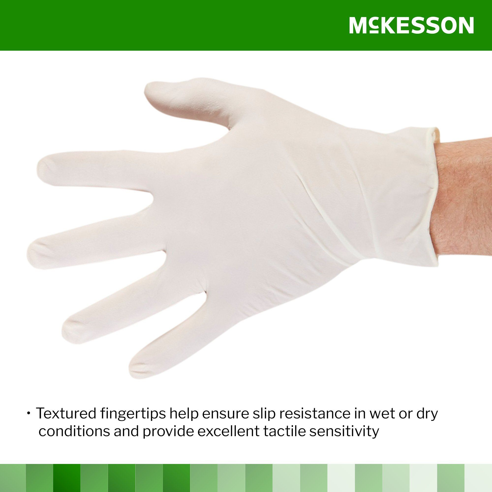 McKesson Confiderm Powder Free Gloves, Ivory