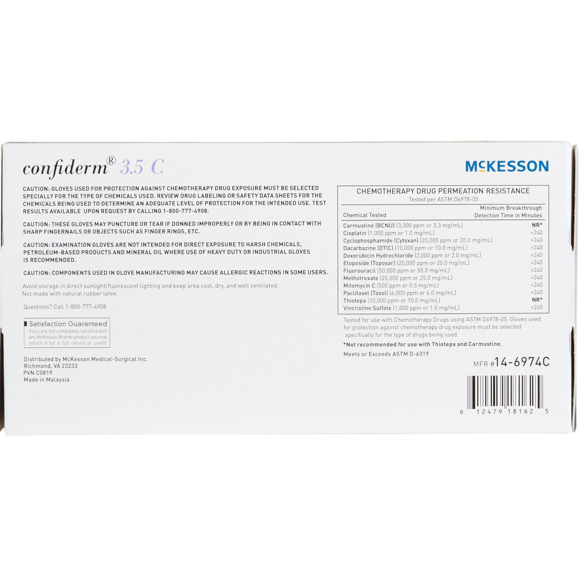 McKesson Confiderm 3.5C Nitrile Gloves