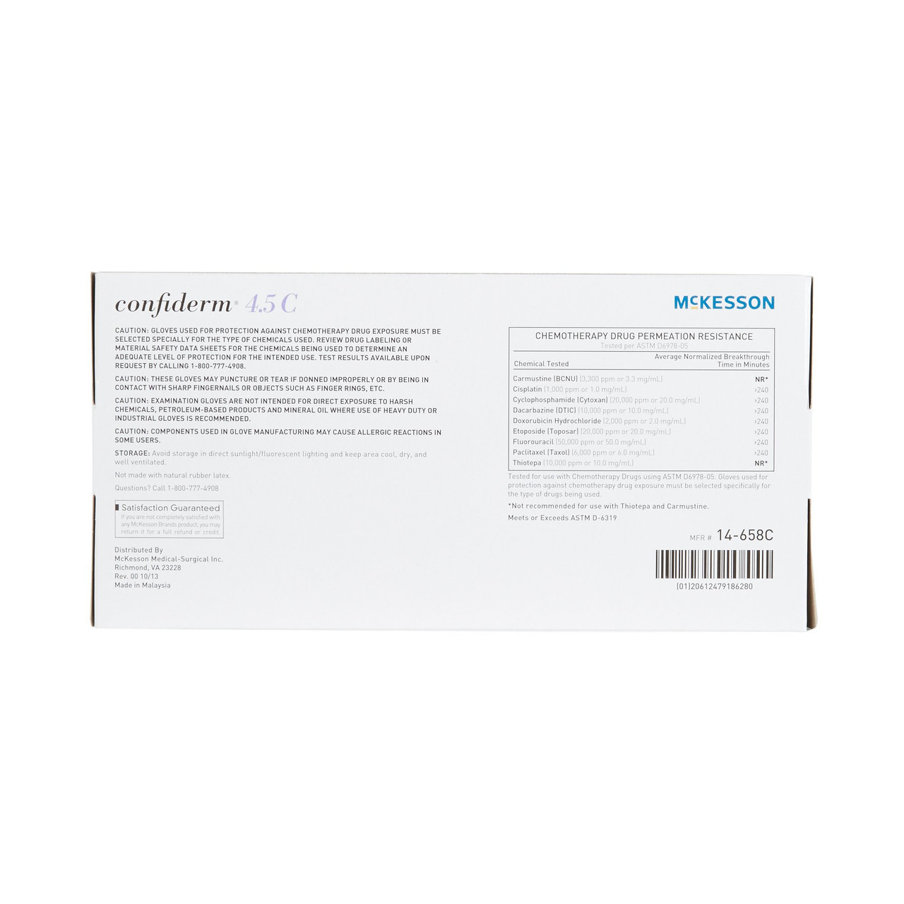 McKesson Confiderm 4.5C Nitrile Gloves