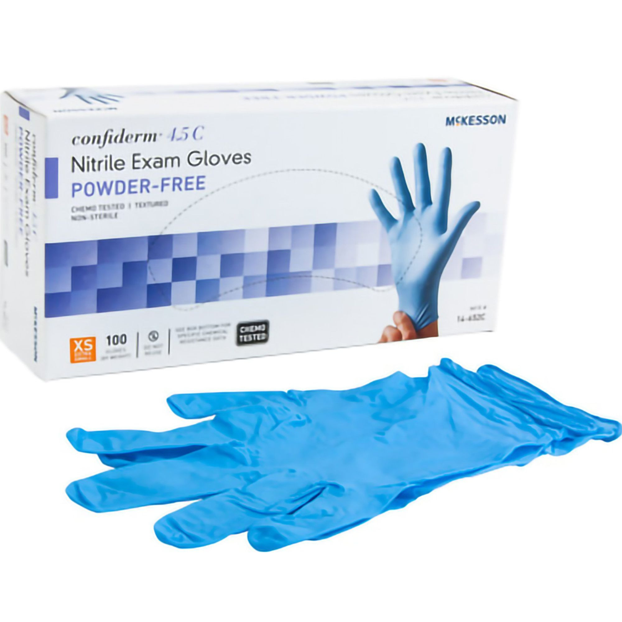 McKesson Confiderm 4.5C Nitrile Gloves