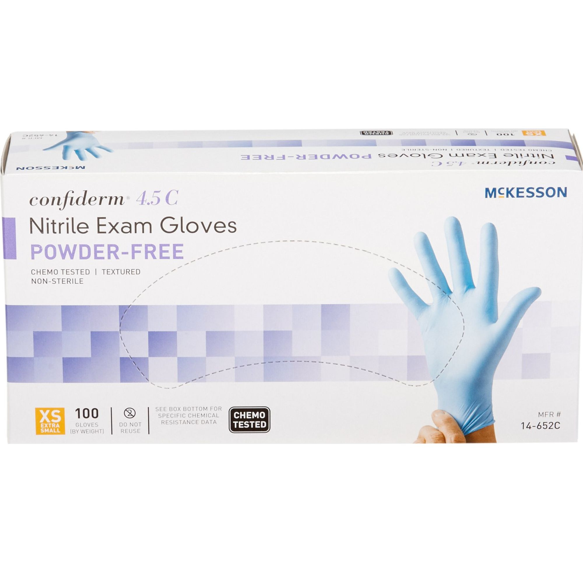 McKesson Confiderm 4.5C Nitrile Gloves