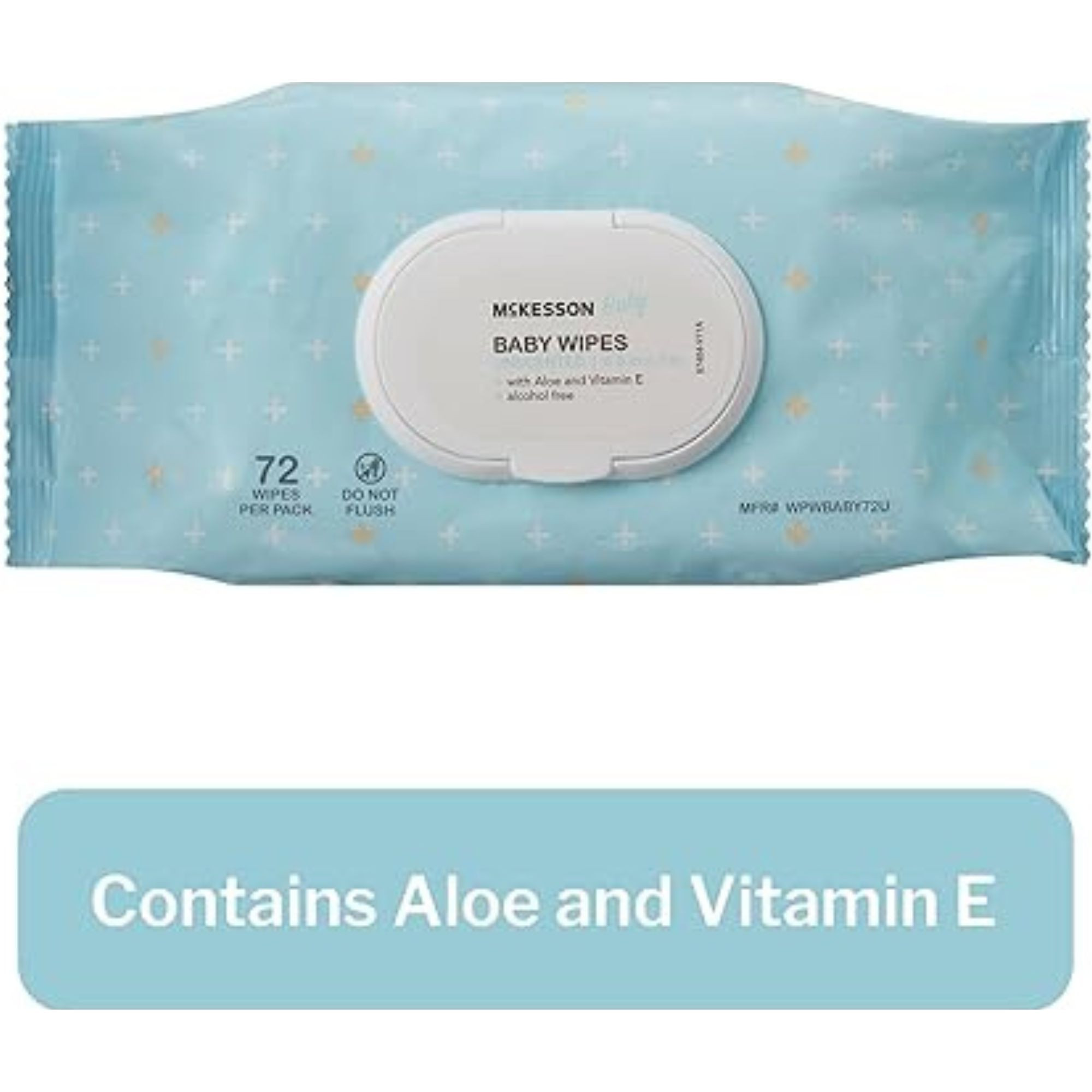 McKesson Baby Wipes with Aloe and Vitamin E