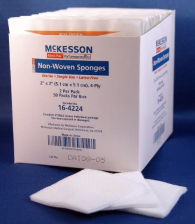 mckesson non woven sponges