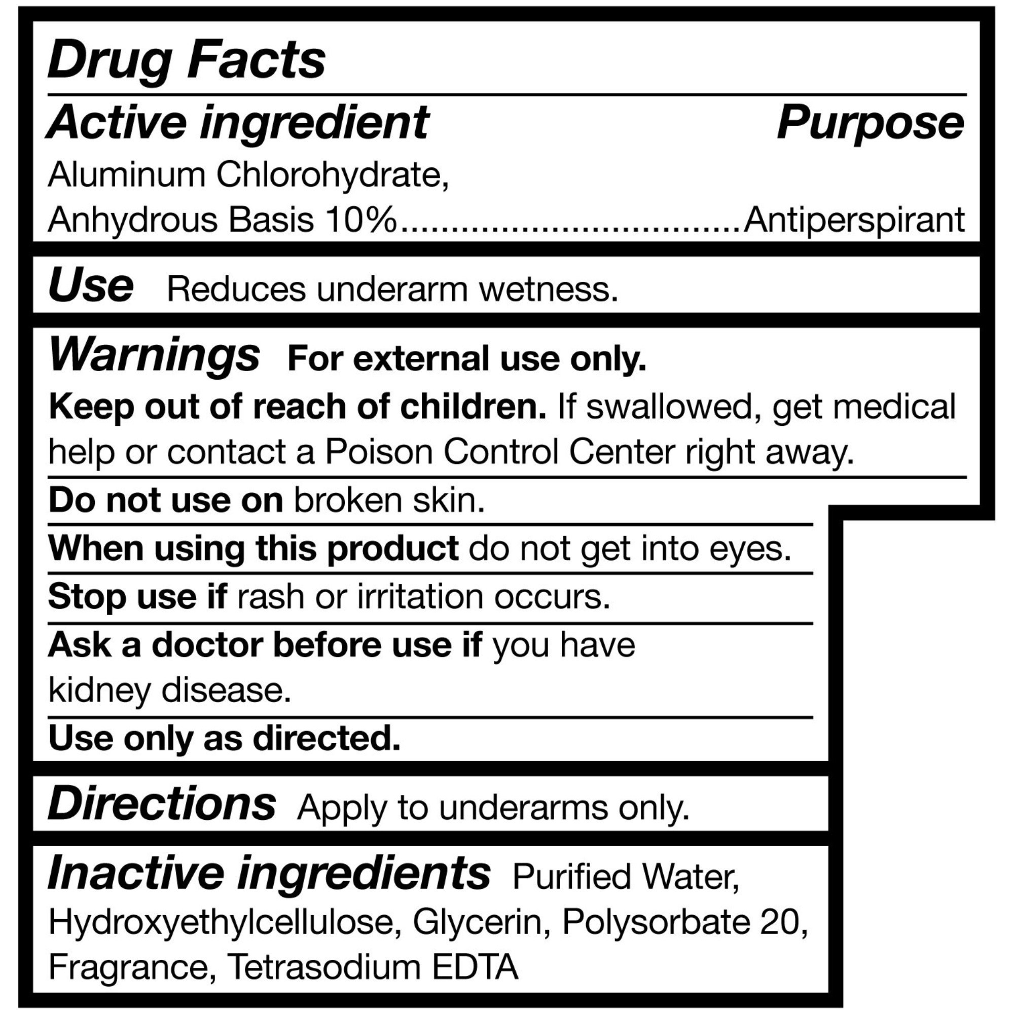 McKesson Antiperspirant Roll-On Deodorant