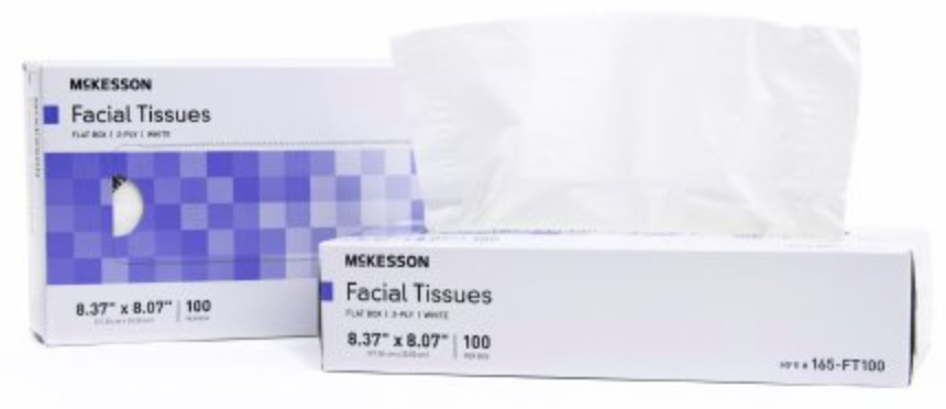 McKesson Facial Tissue, White
