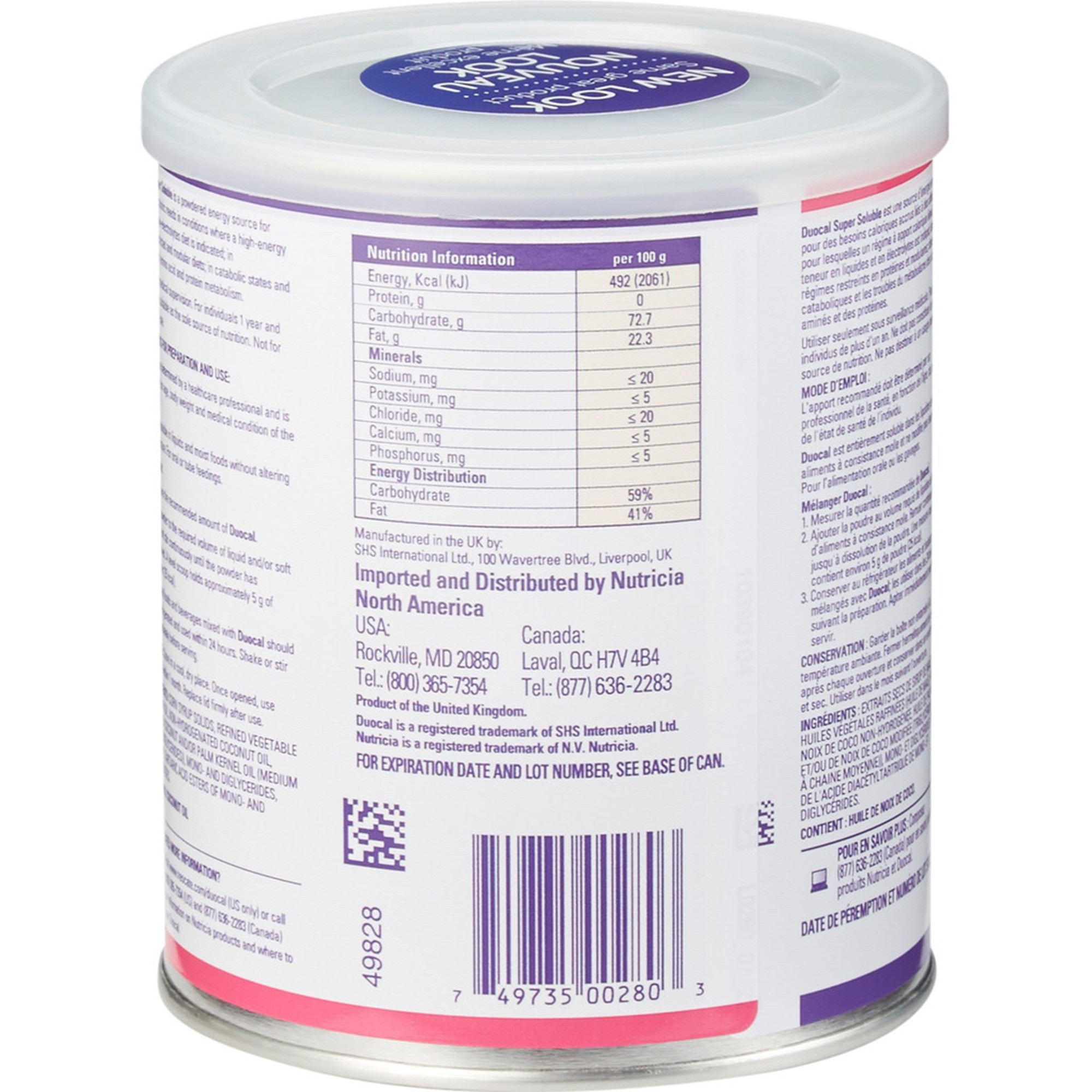 Duocal High Calorie Oral Supplement, Unflavored