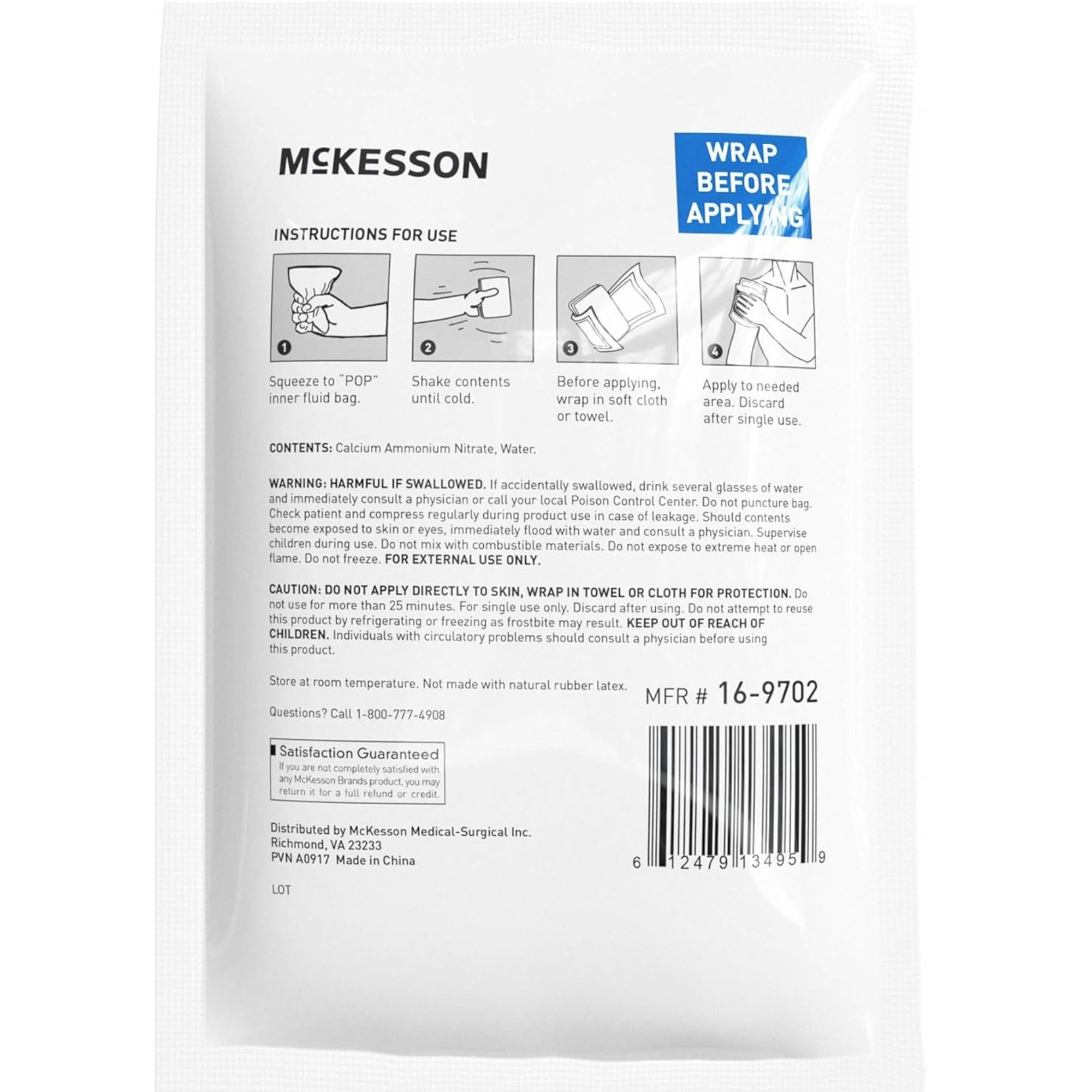 McKesson Instant Cold Pack, General Purpose