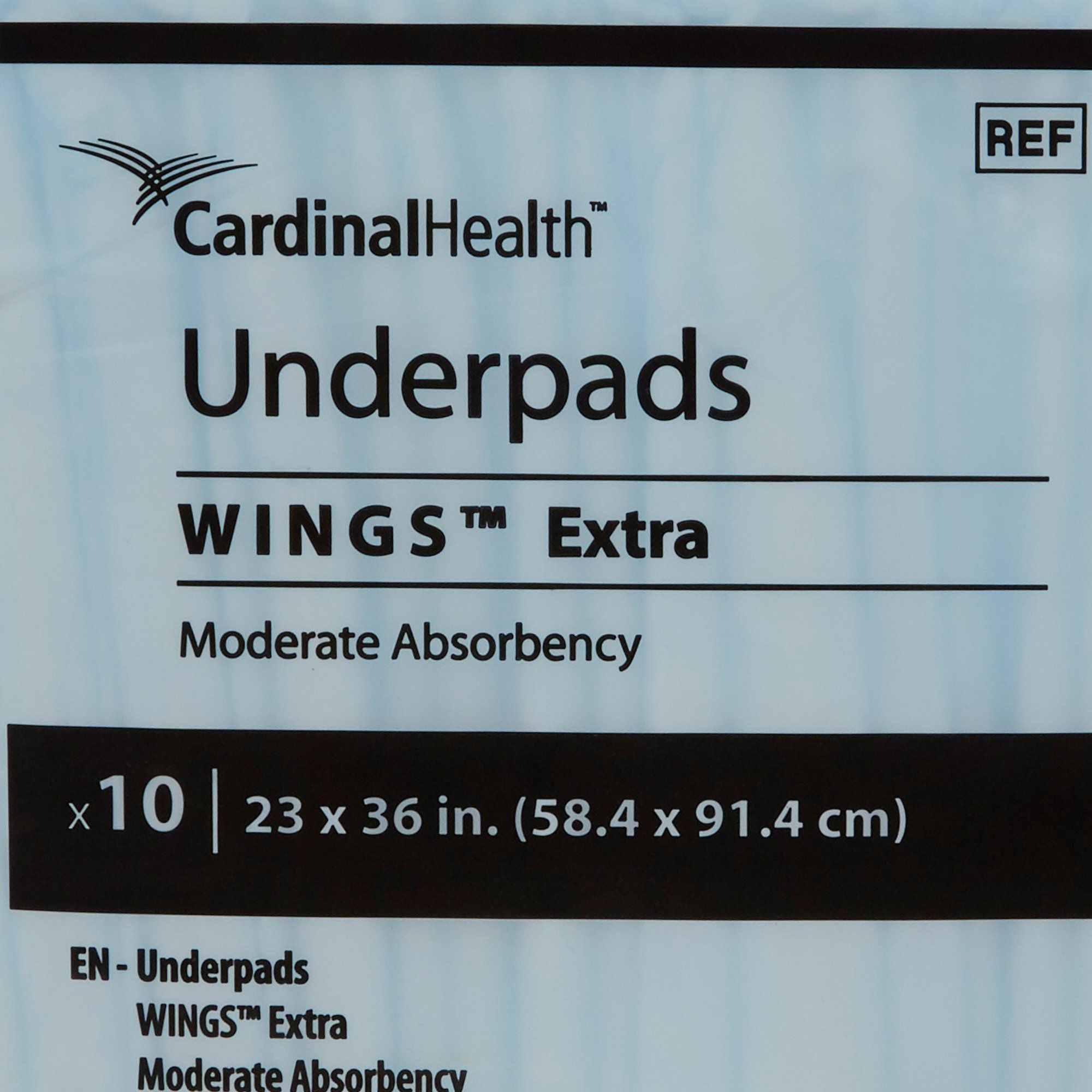 Cardinal Wings Underpad, Fluff Light Absorbency