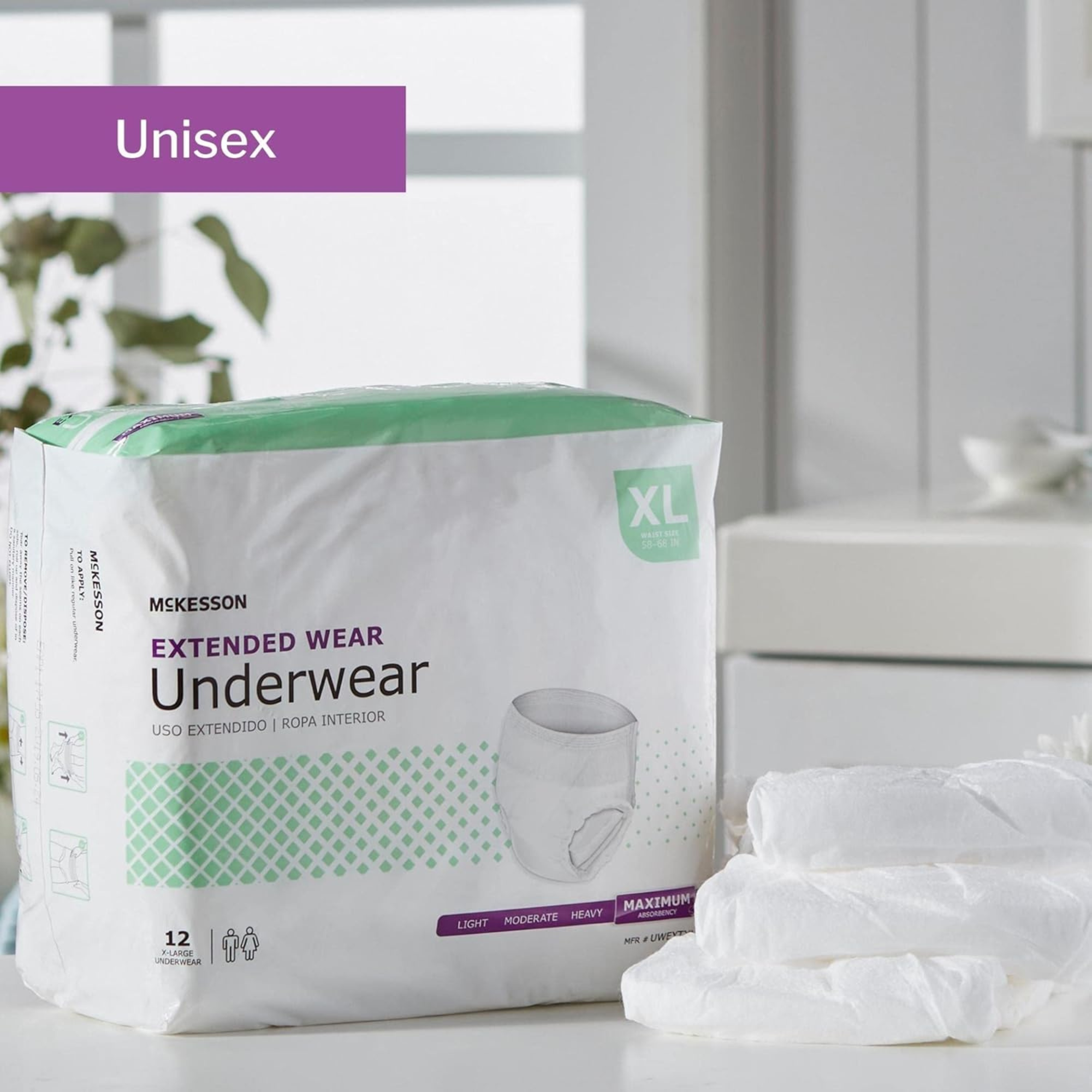 McKesson Extended Wear Pull-Up Underwear, Maximum