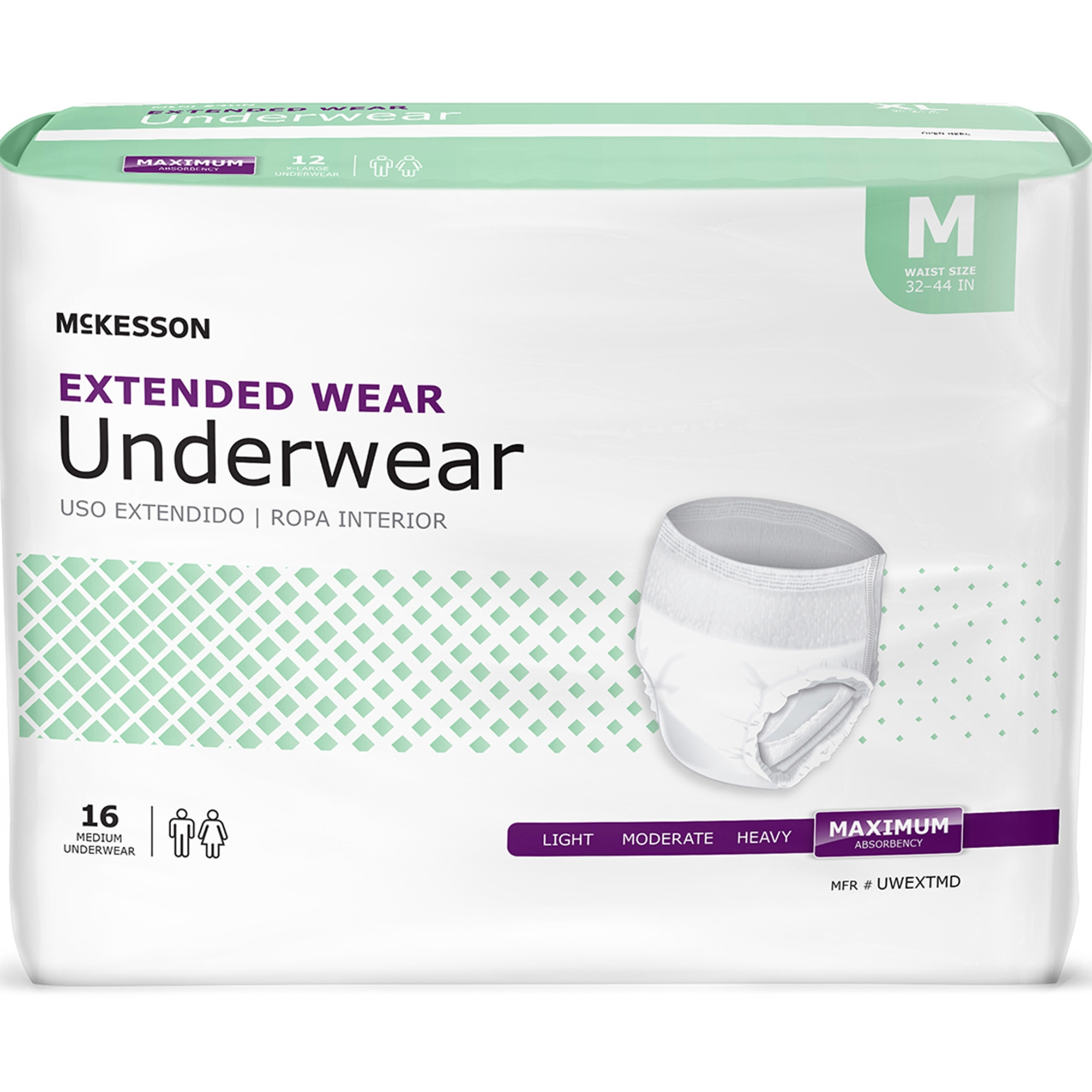 McKesson Extended Wear Pull-Up Underwear, Maximum