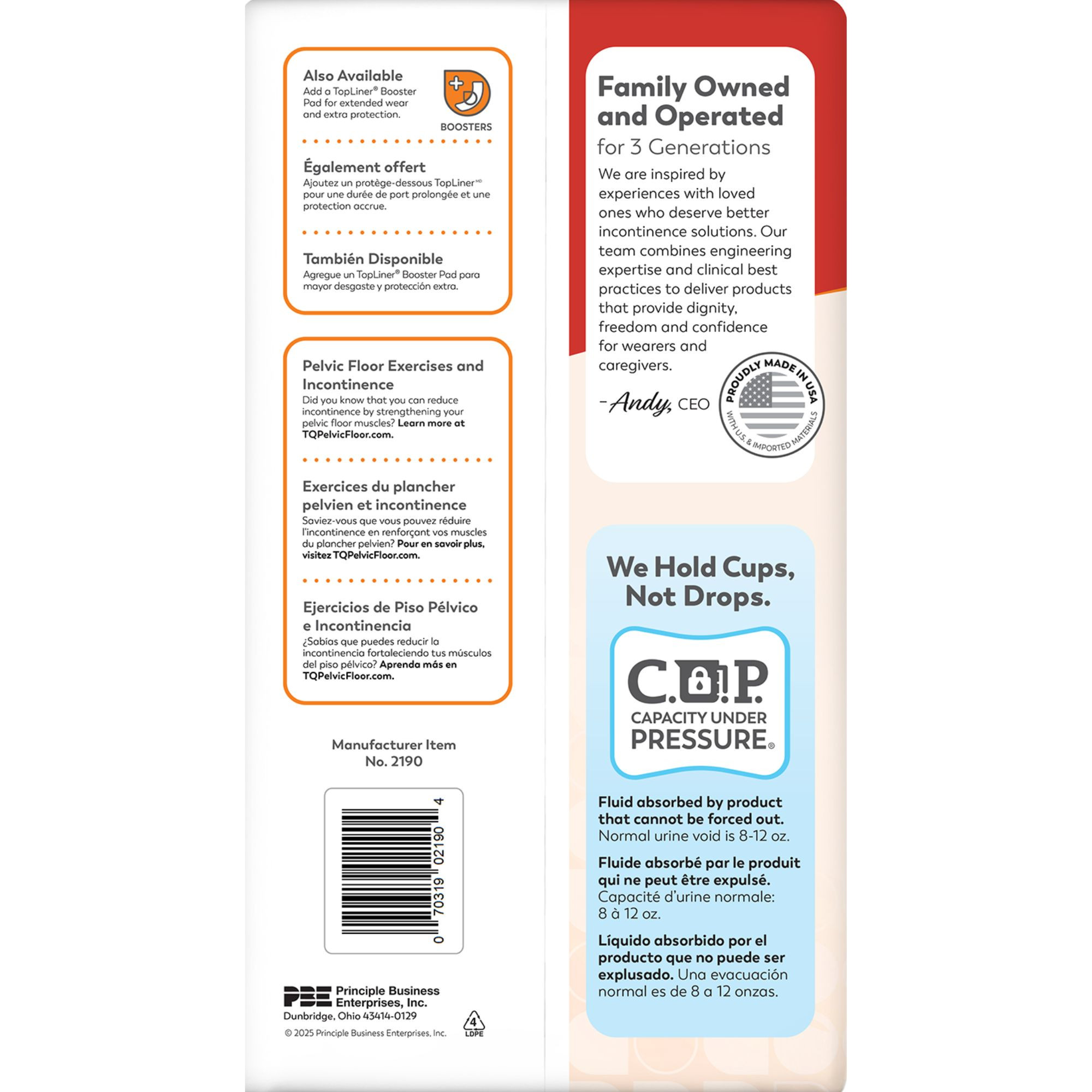 Tranquility Bariatric Disposable Adult Briefs with Tabs, Maximum