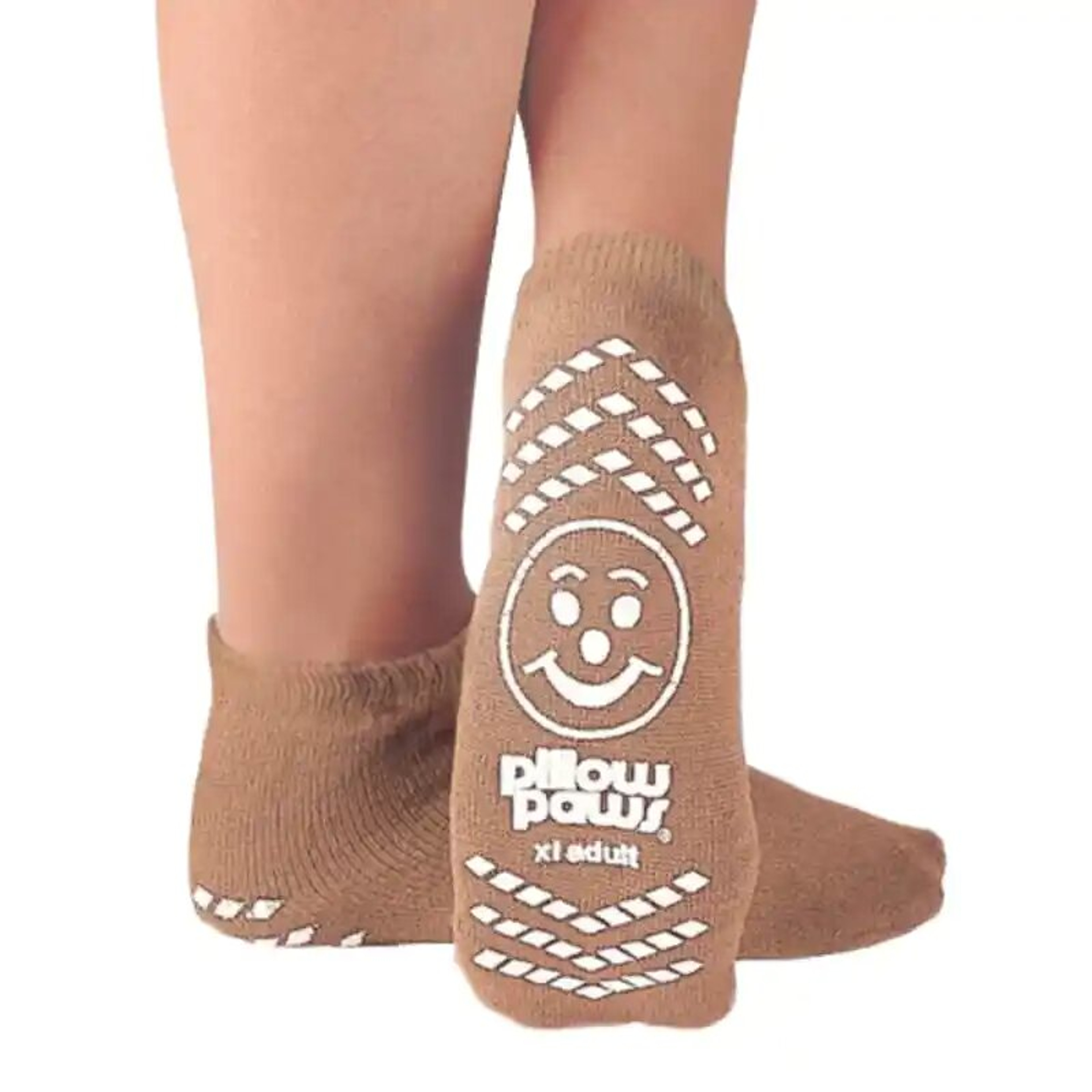 Pillow Paws Non-Slip Slipper Socks, X-Large, 1097-001-CS48,  (Adult Size 7.5-10), Case of 48 Pairs