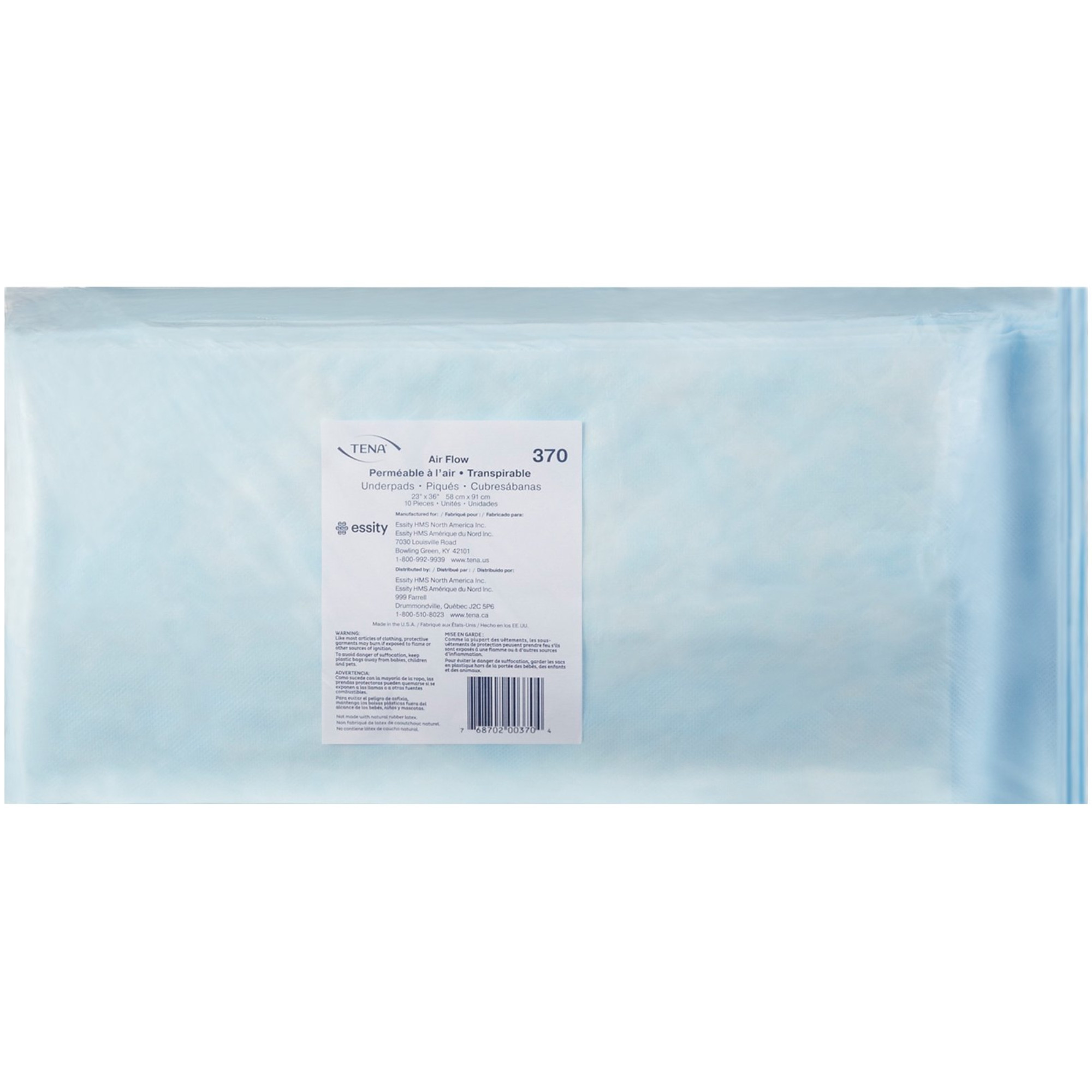 TENA Air Flow Incontinence Disposable Underpads, Moderate Absorbency