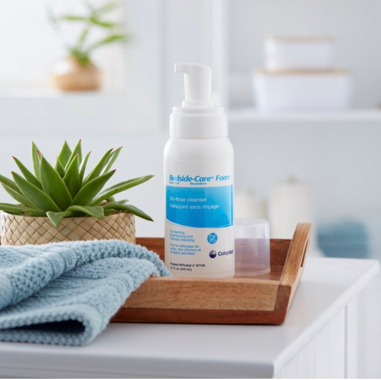 Coloplast Bedside-Care Rinse-Free Shampoo and Body Wash Foam