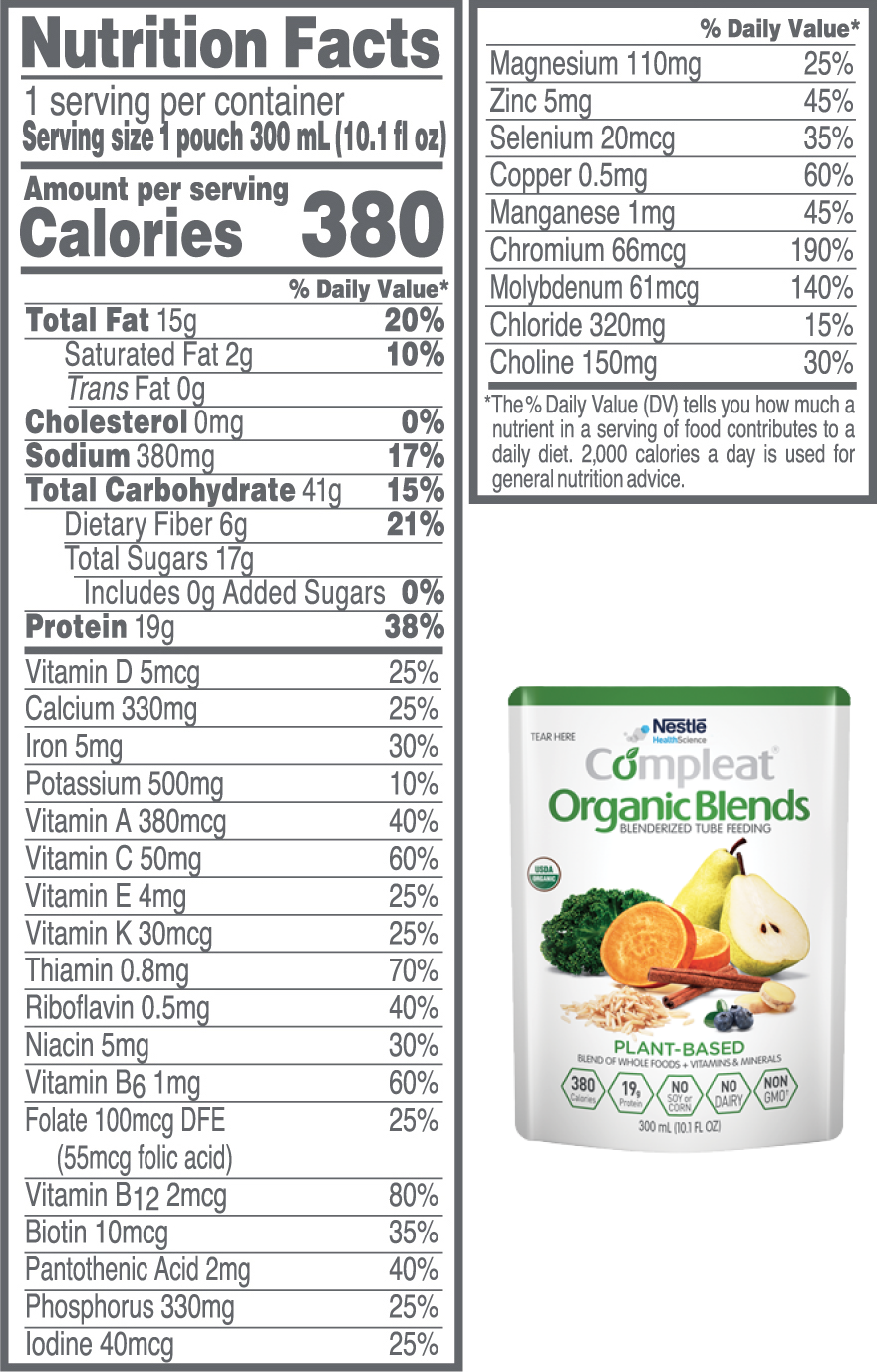 Compleat Organic Blends Tube Feeding Formula