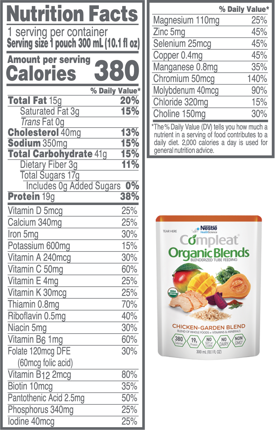 Compleat Organic Blends Tube Feeding Formula