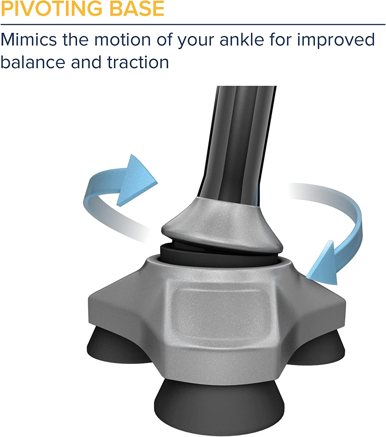 HurryCane Freedom Edition Aluminium Folding Cane