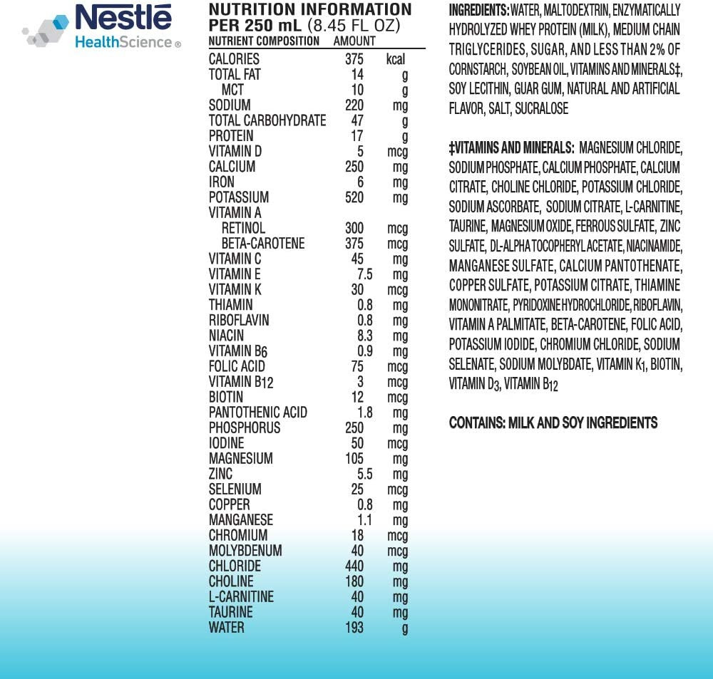 Peptamen 1.5 Tube Feeding Formula, Carton, Unflavored