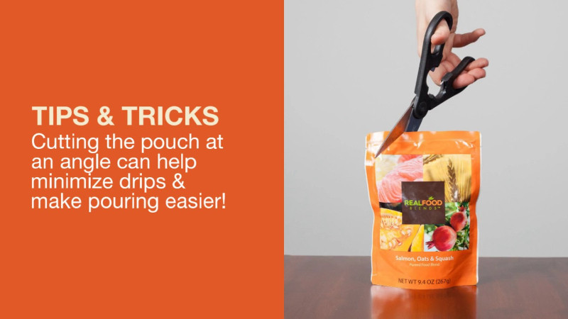 Real Food Blends Tube Feeding Formula, Tip