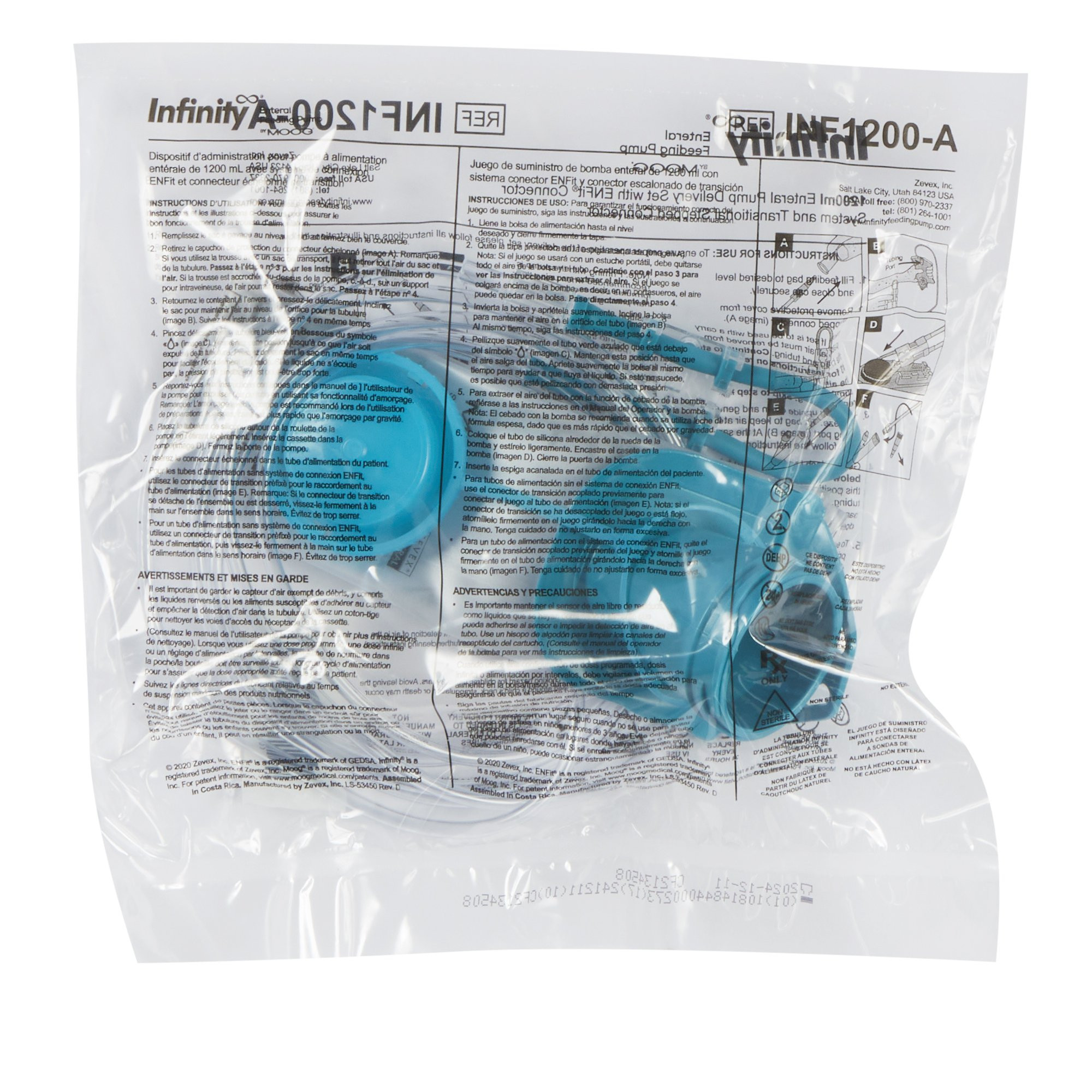 EnteraLite Infinity Enteral Feeding Pump Bag Set