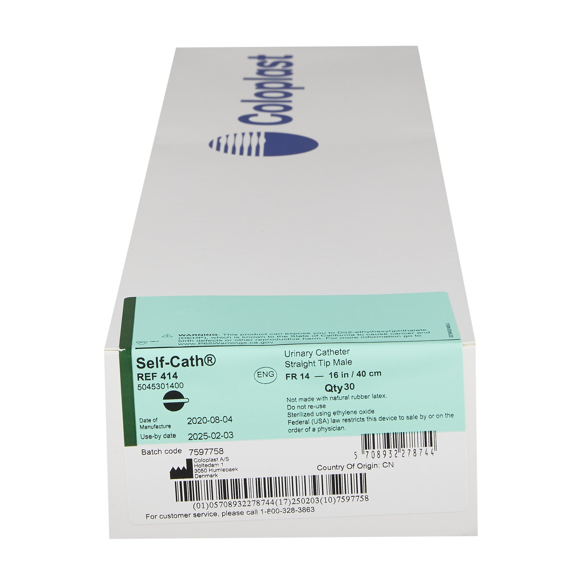 Coloplast Self-Cath Urethral Catheter, Unisex, Straight Tip