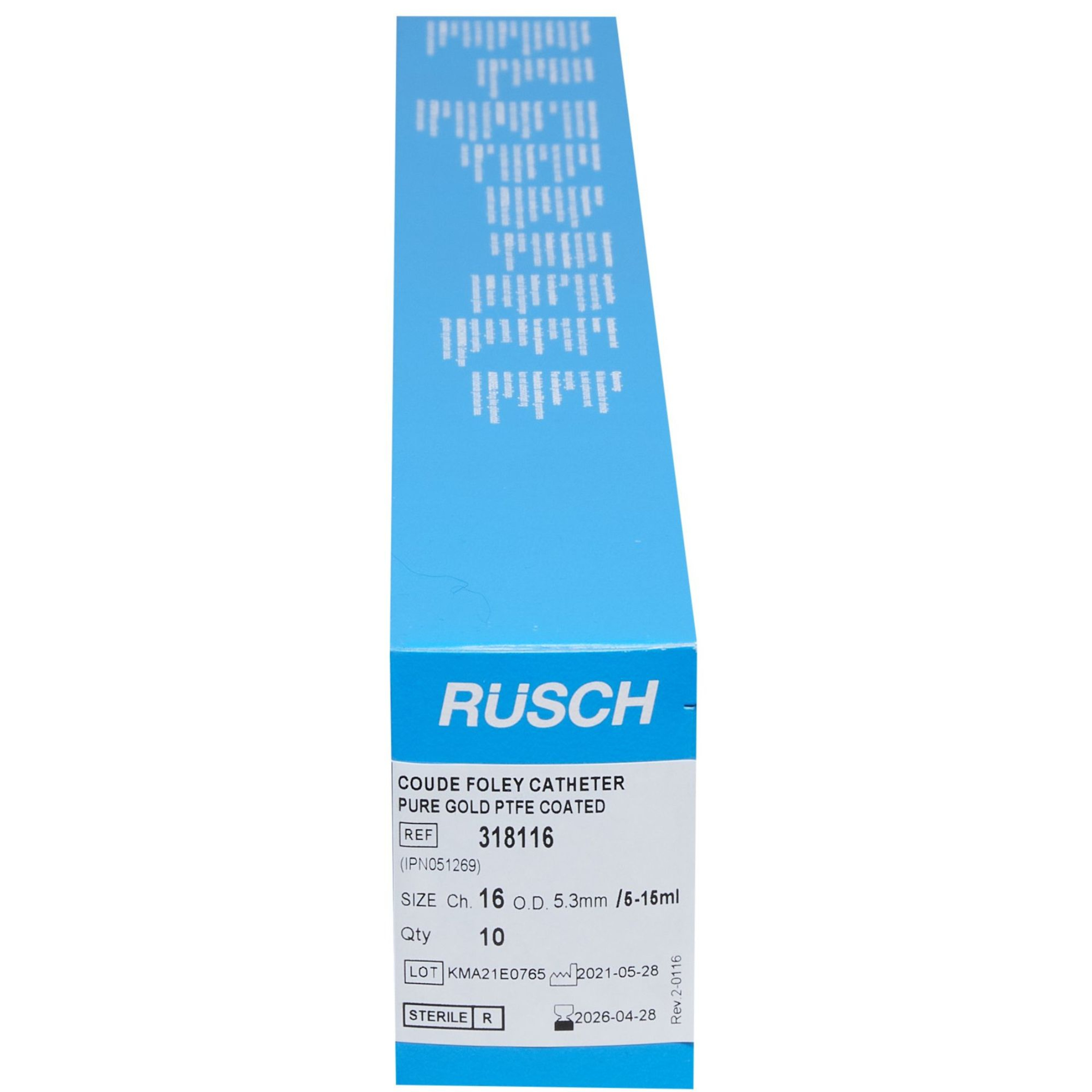 PureGold Foley Catheter, 5 cc Balloon