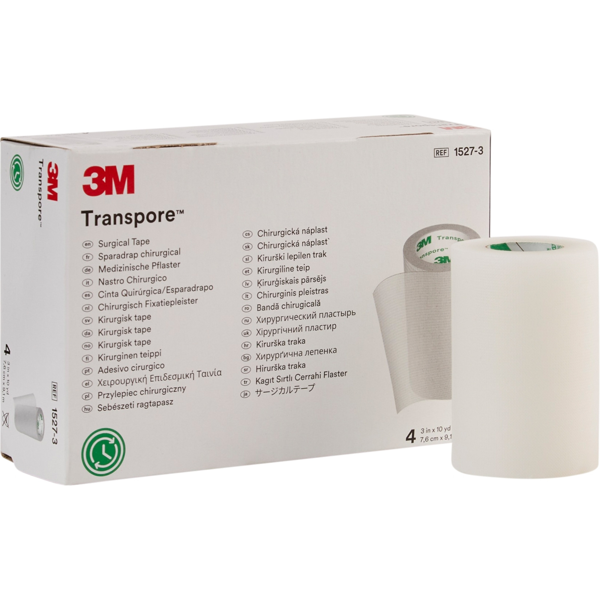 3M Transpore Water Resistant Plastic Medical Tape