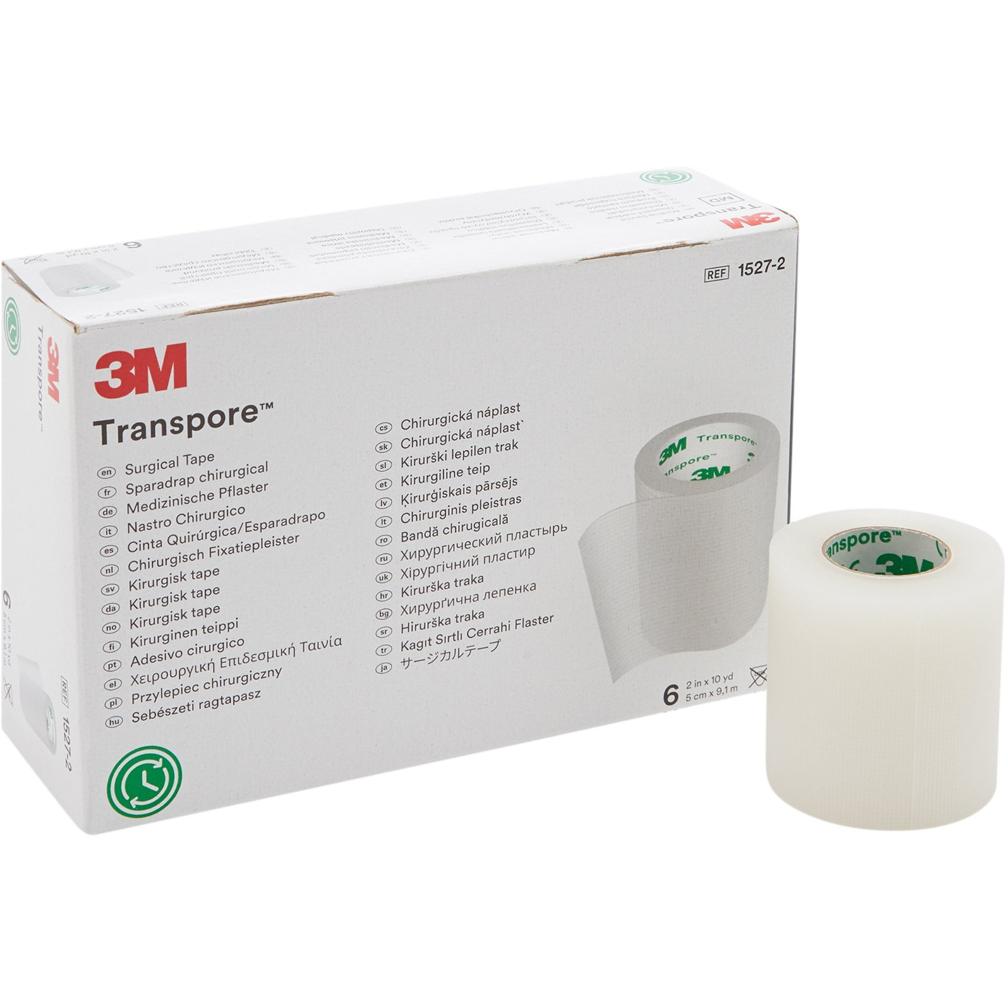 3M Transpore Water Resistant Plastic Medical Tape
