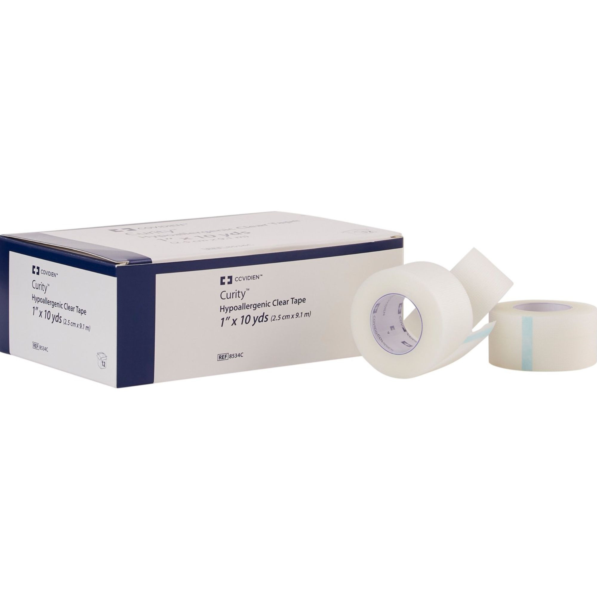 Curity Hypoallergenic Clear Medical Tape