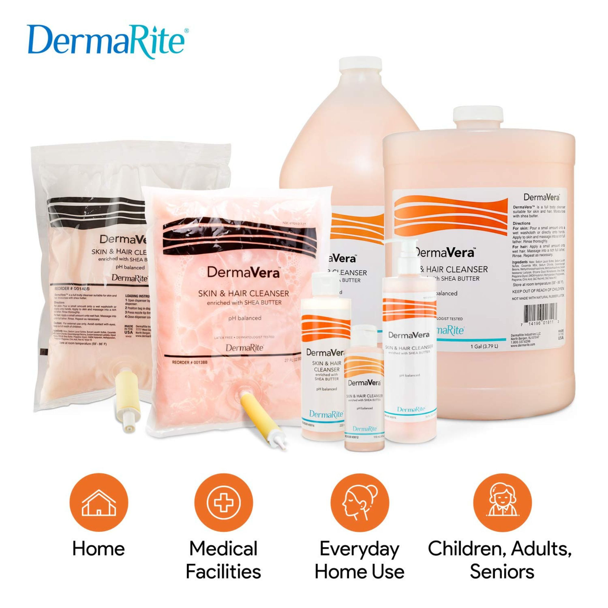 DermaVera Shampoo and Body Wash