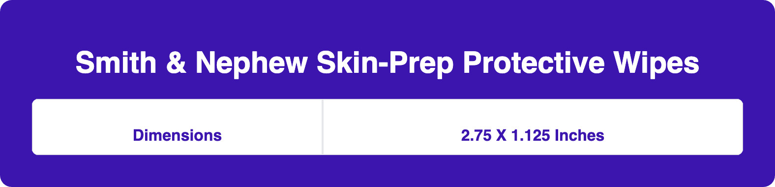 Smith & Nephew Skin-Prep Protective Wipes