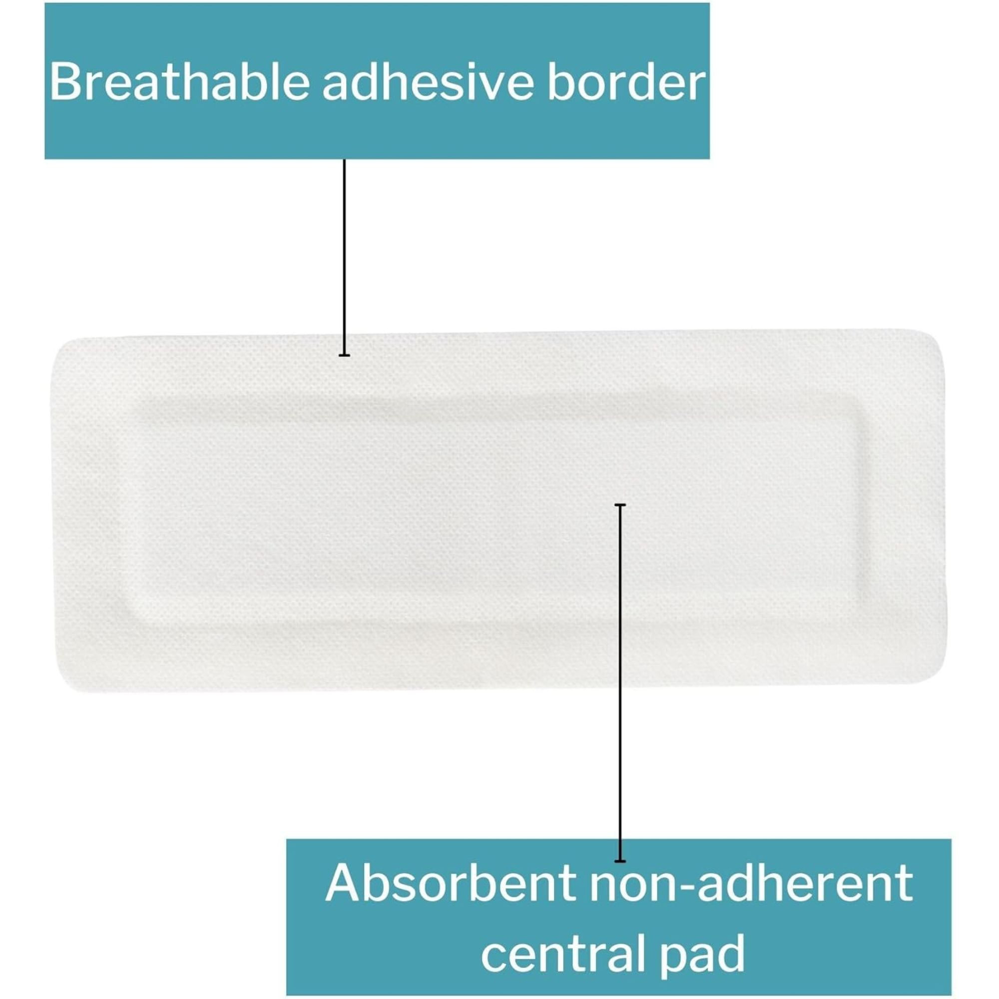 McKesson Rectangle Island Dressings, Sterile