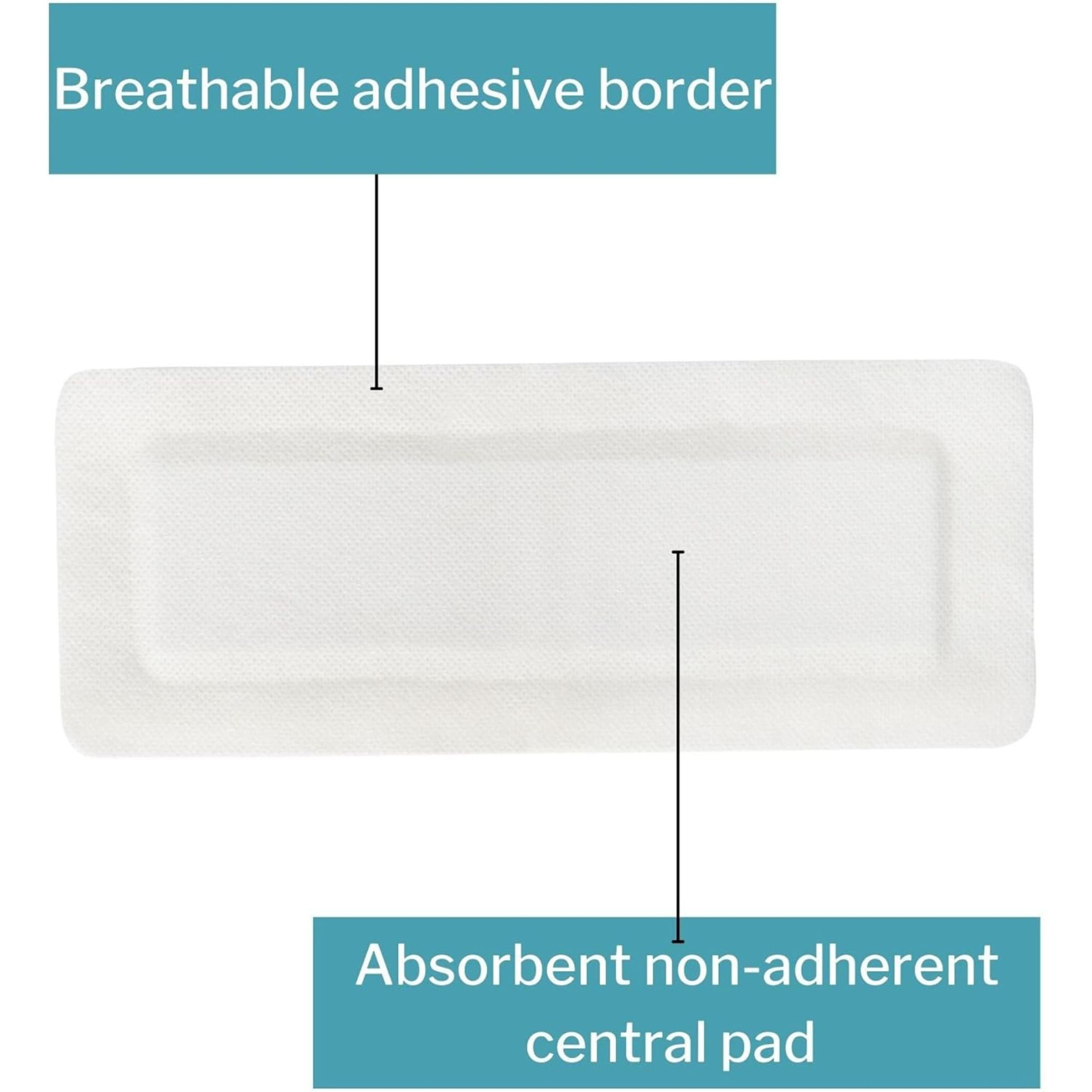 McKesson Rectangle Island Dressings, Sterile