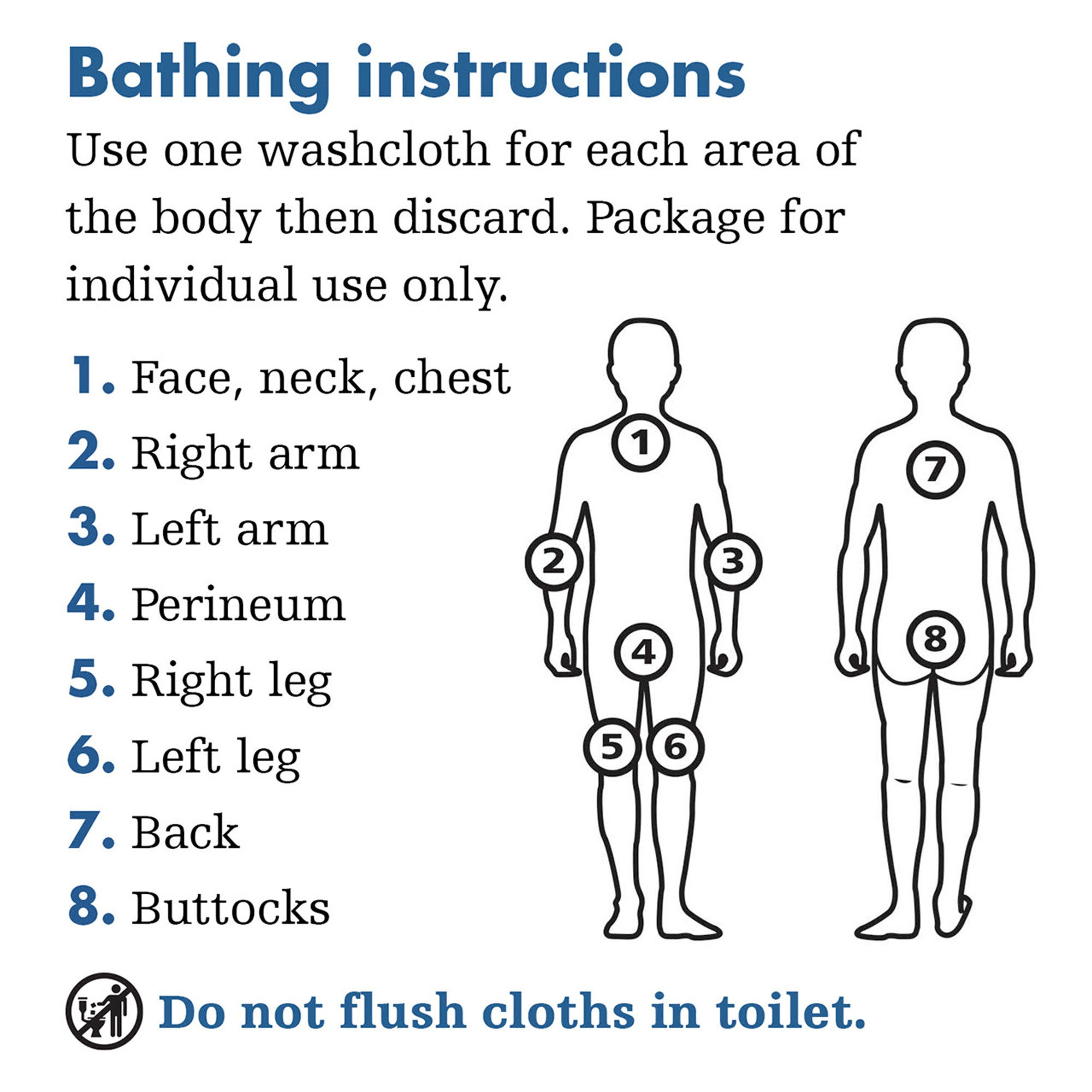 Stryker Sage Comfort Bath Premium Heavyweight Bath Wipes