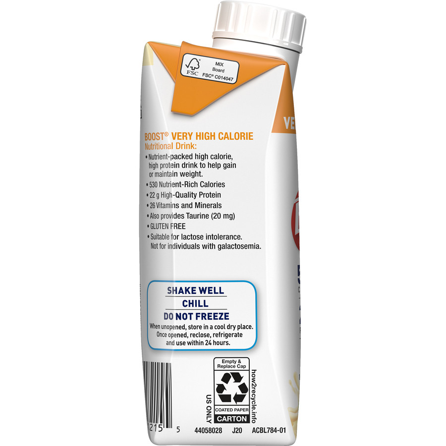 Boost Very High Calorie Oral Supplement, Vanilla