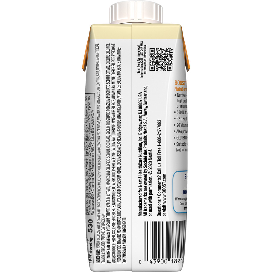 Boost Very High Calorie Oral Supplement, Vanilla