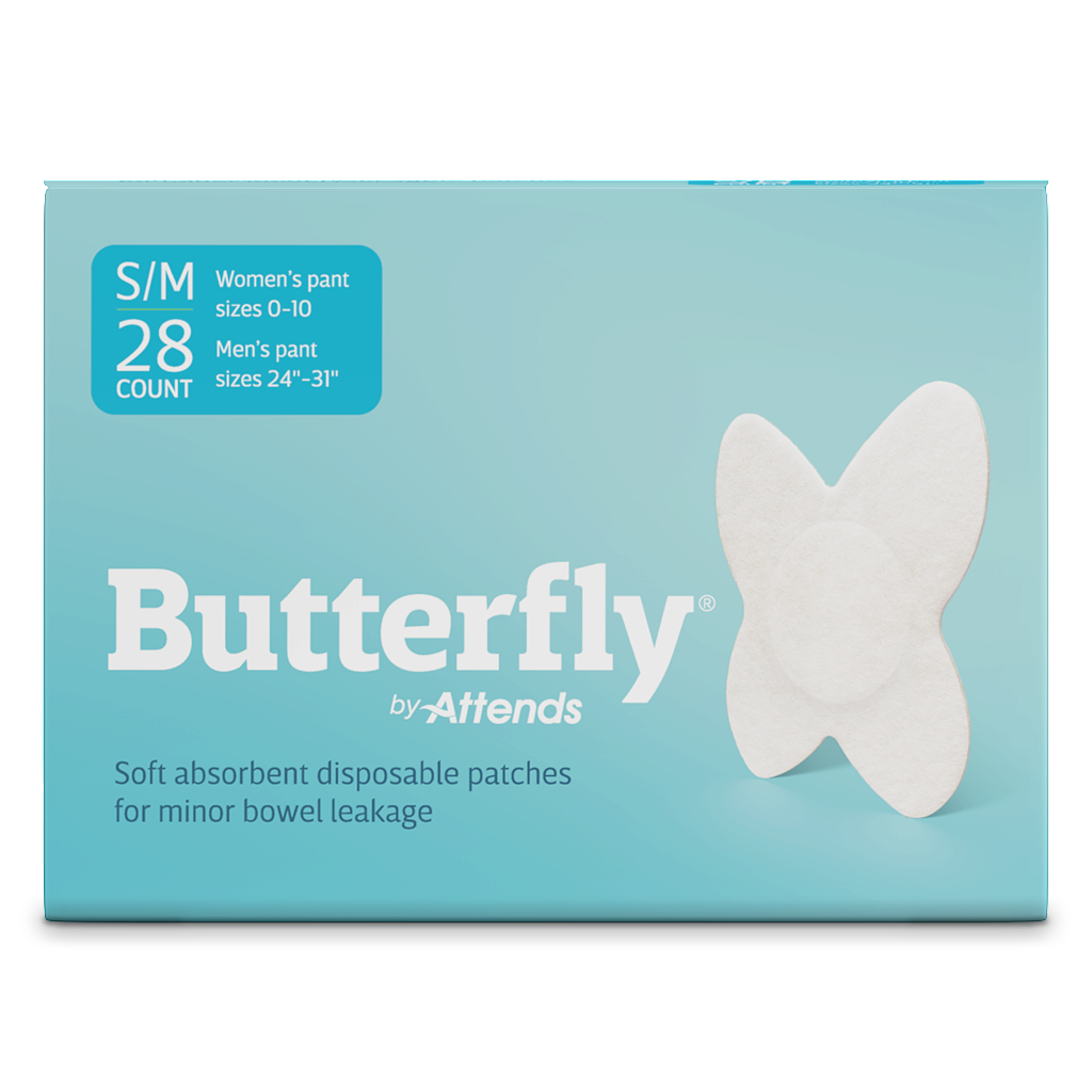 Attends Butterfly Incontinence Liner, 44985-PK28, Small/Medium - Pack of 28