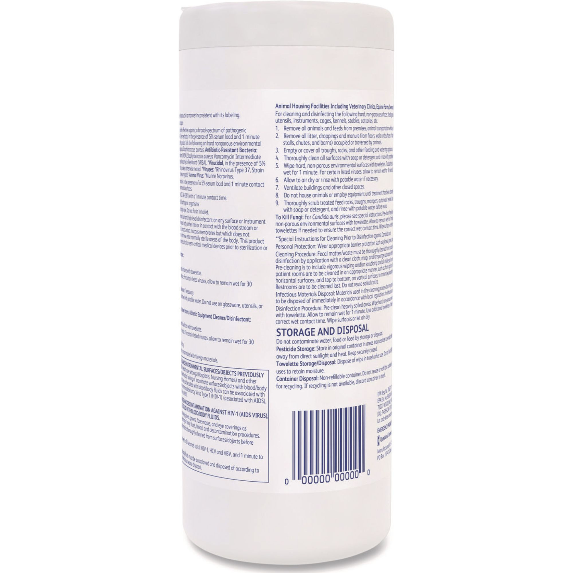 Oxivir 1 Surface Disinfectant Wipes