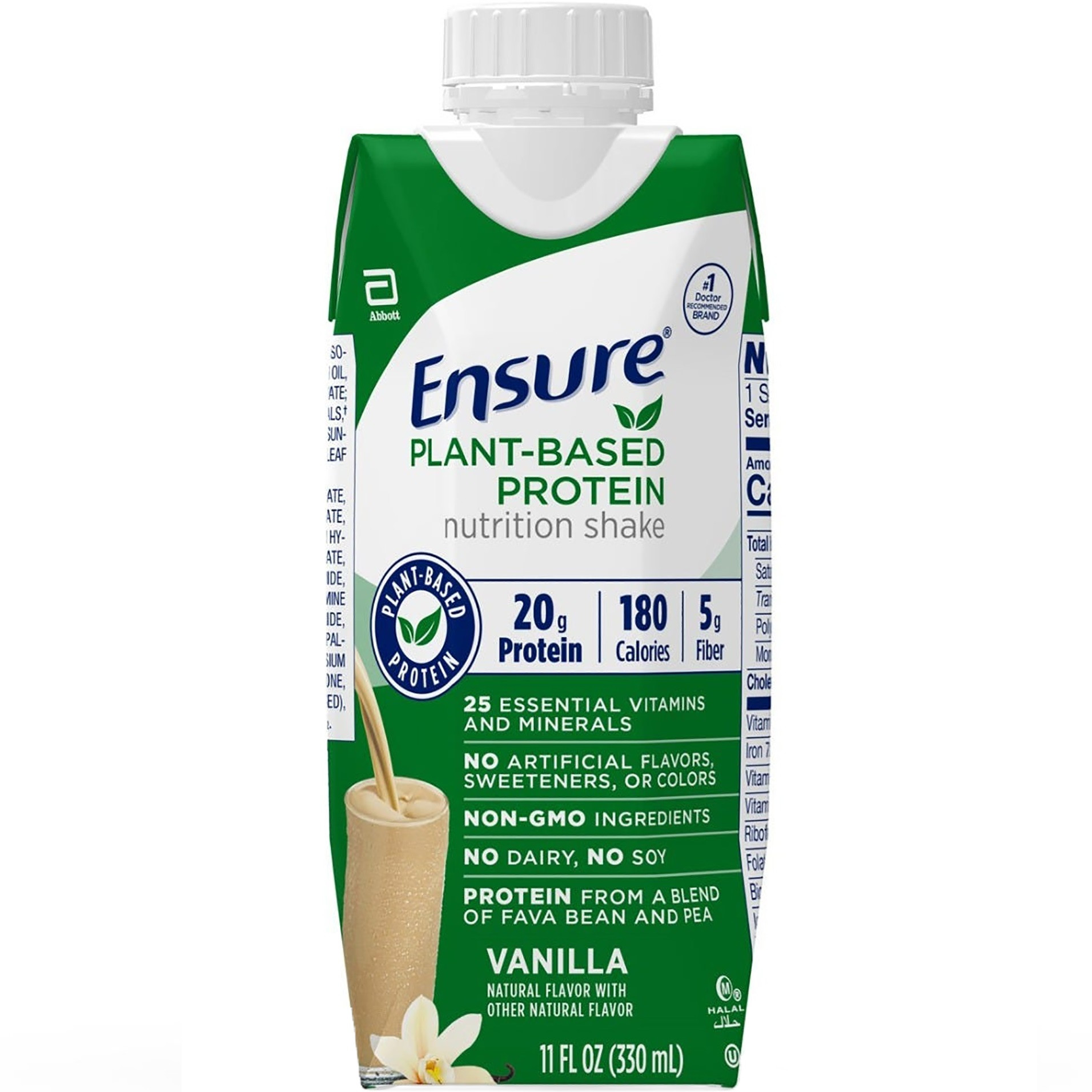 Ensure Plant-Based Protein Nutritional Shake, Carton
