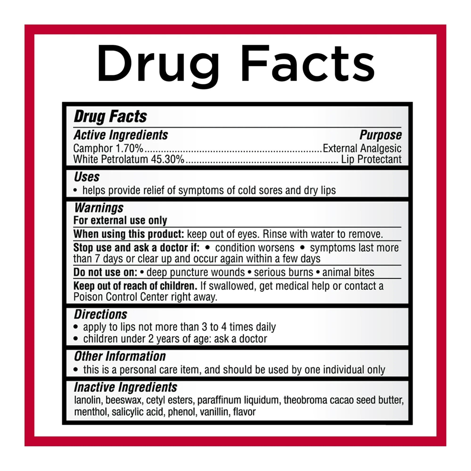 Carmex Classic Medicated Lip Balm Tube